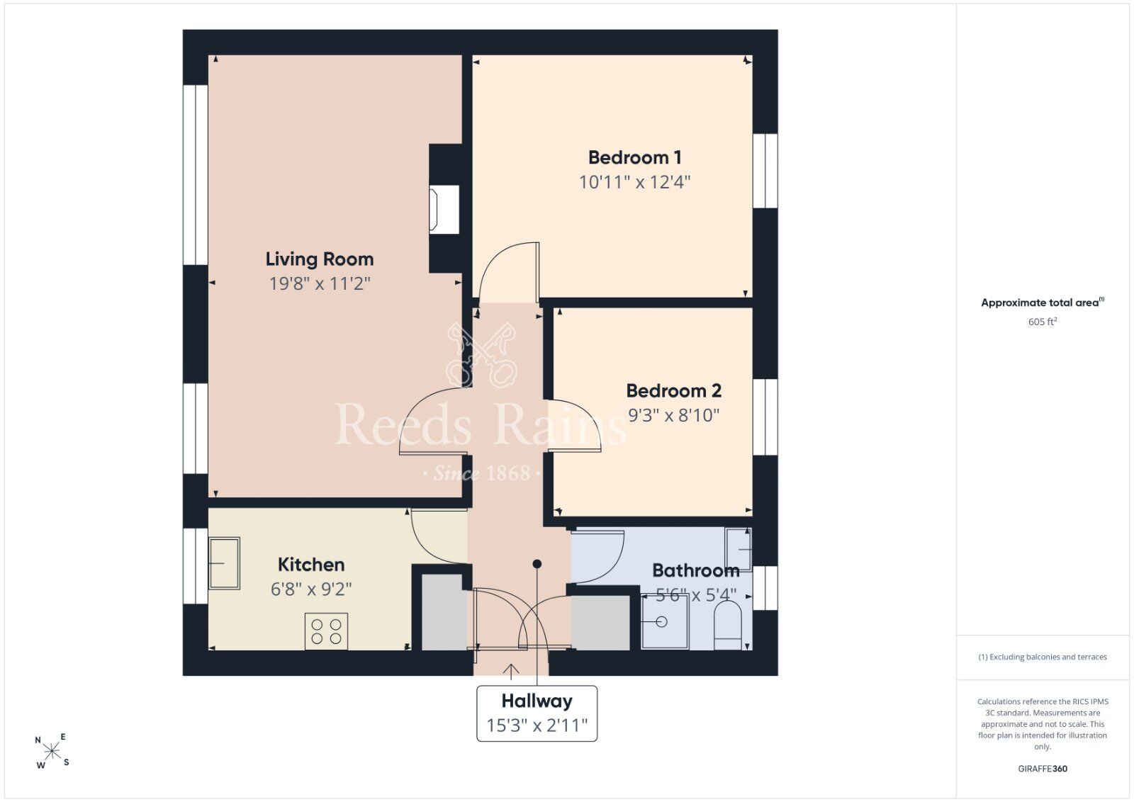 Floorplan of 2 bedroom Flat for sale, Groomsport Road, Bangor, County Down, BT20