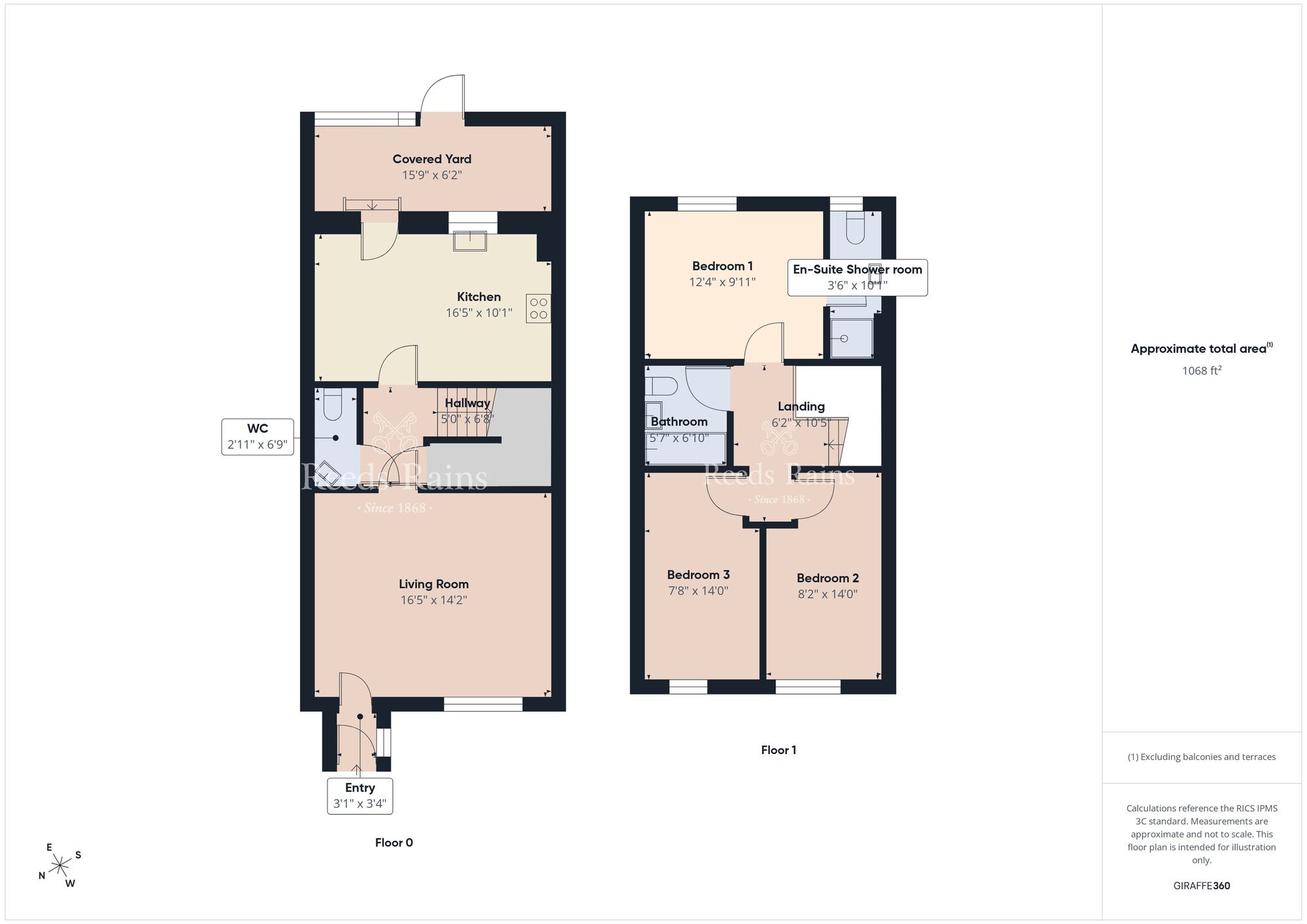 Floorplan of 3 bedroom Mid Terrace House for sale, Brook Lane, Bangor, County Down, BT19