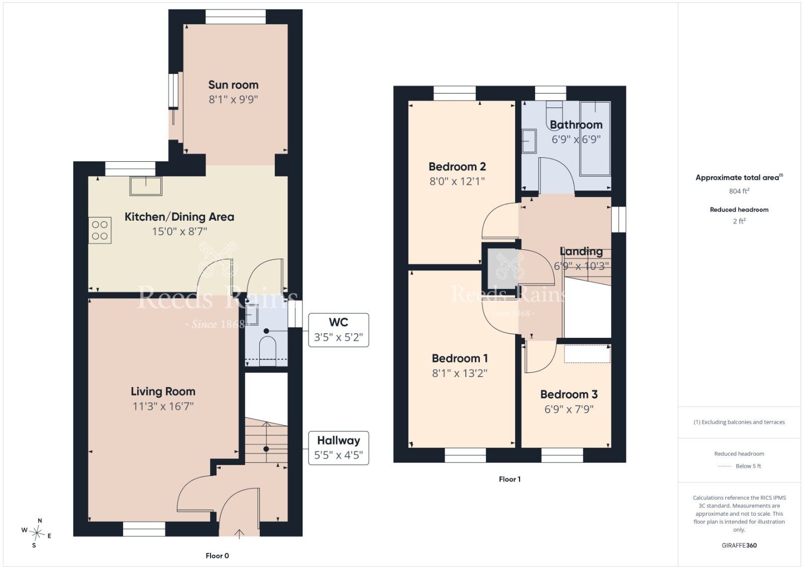 Floorplan of 3 bedroom Semi Detached House for sale, Linen Crescent, County Down, BT19