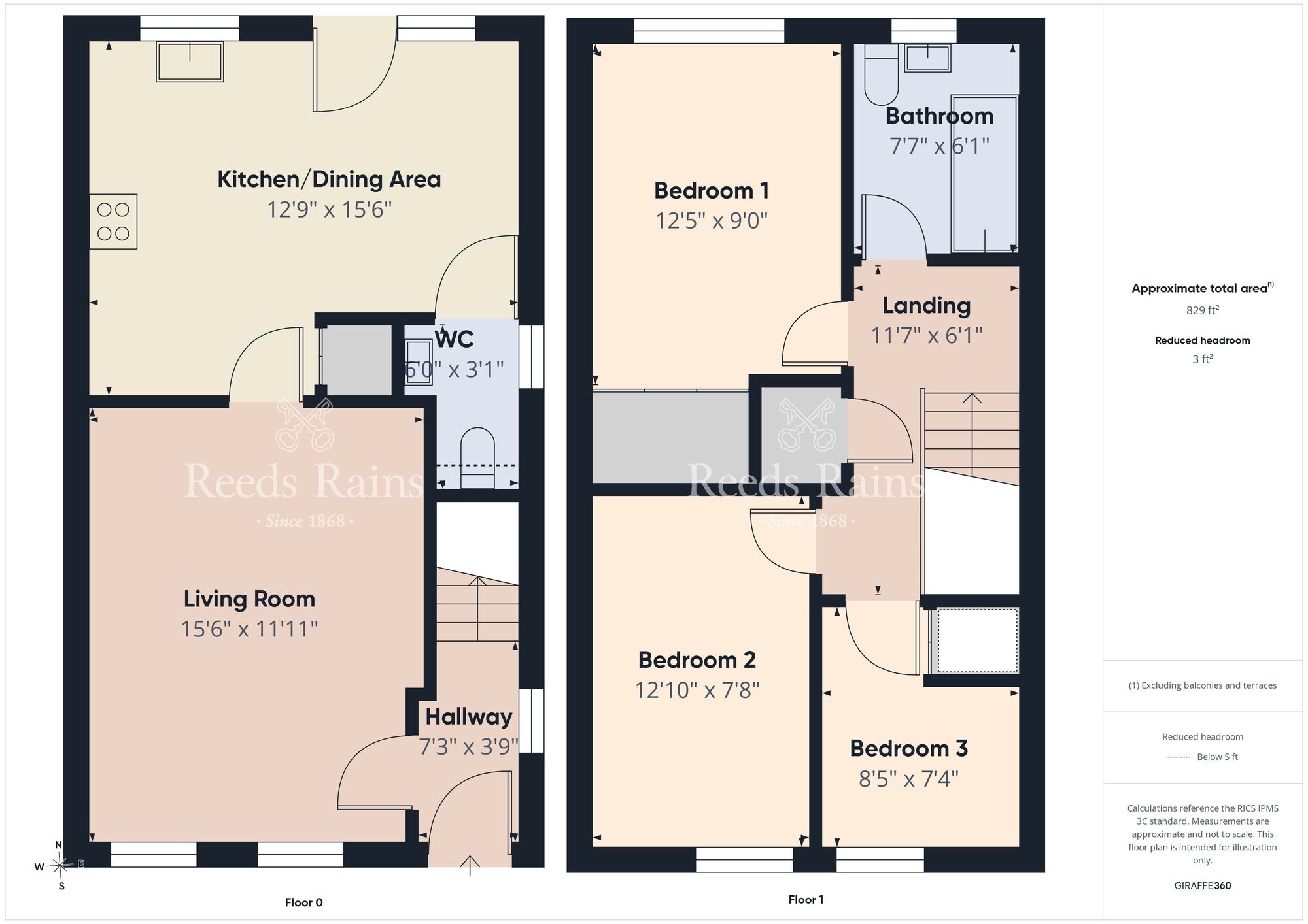 Floorplan of 3 bedroom Semi Detached House for sale, Stonebridge Avenue, Conlig, County Down, BT23
