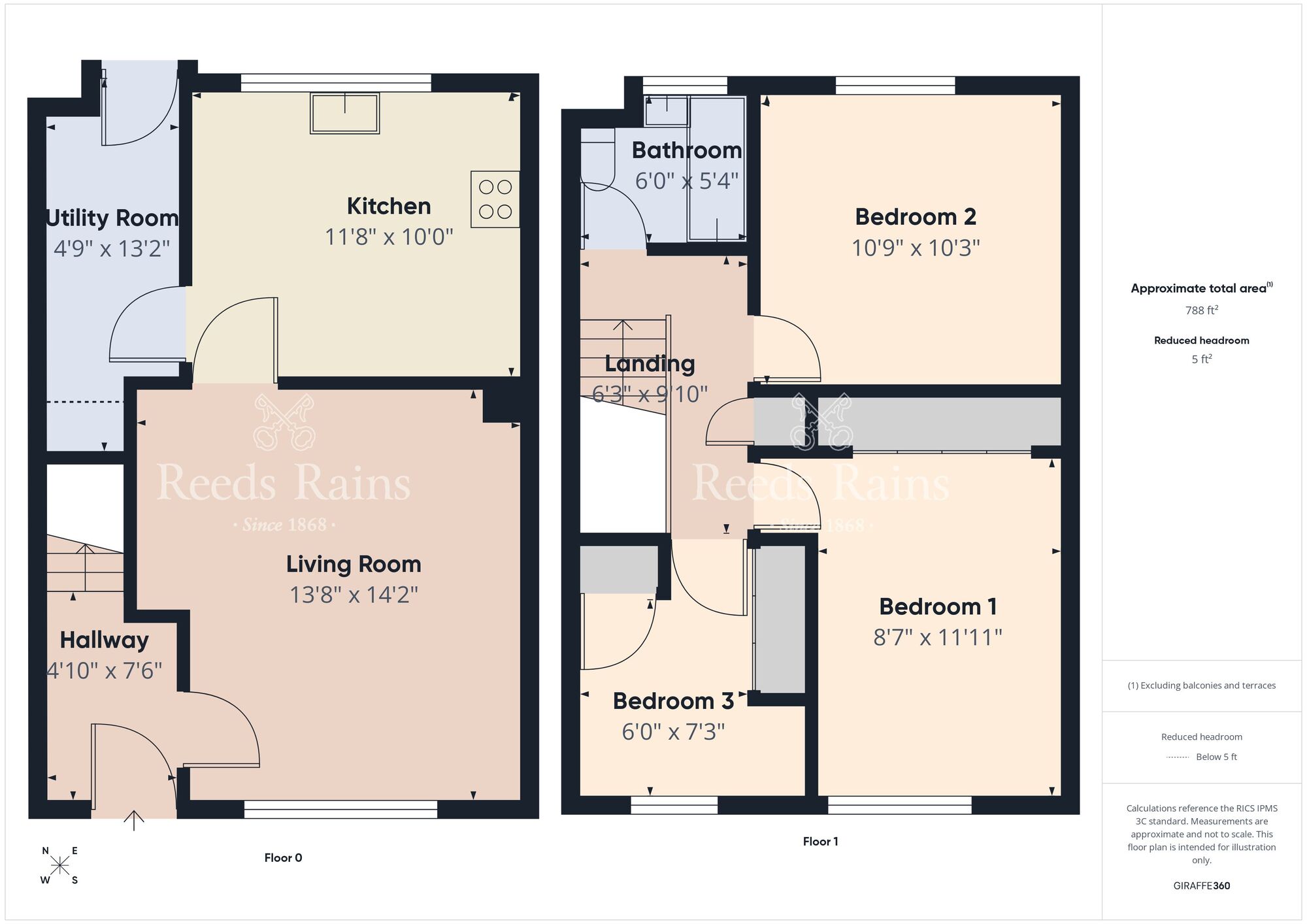 Floorplan of 3 bedroom Mid Terrace House for sale, Ballywalter Gardens, Bangor, County Down, BT19