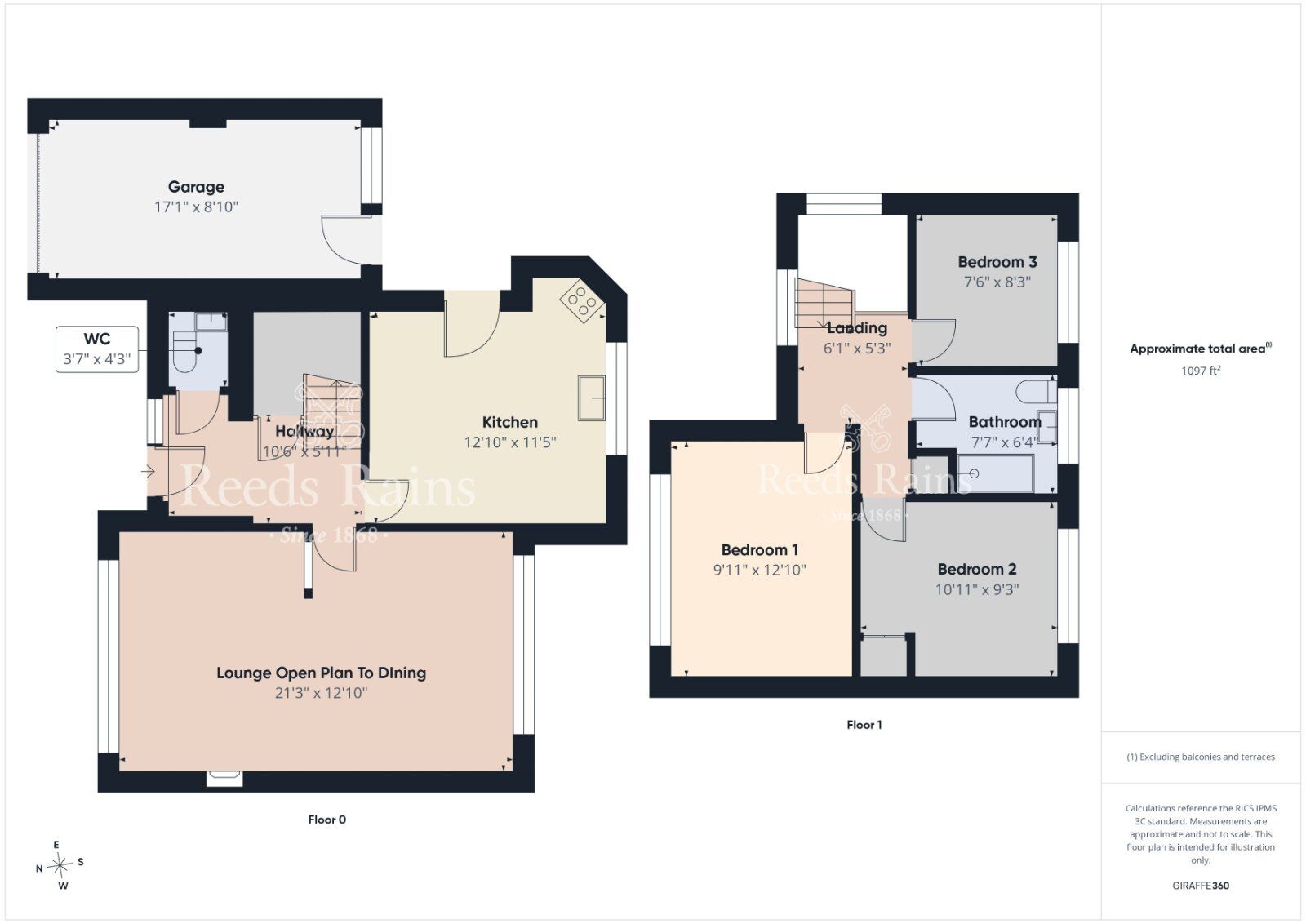Floorplan of 3 bedroom Detached House for sale, Fairfield Road, Bangor, County Down, BT20