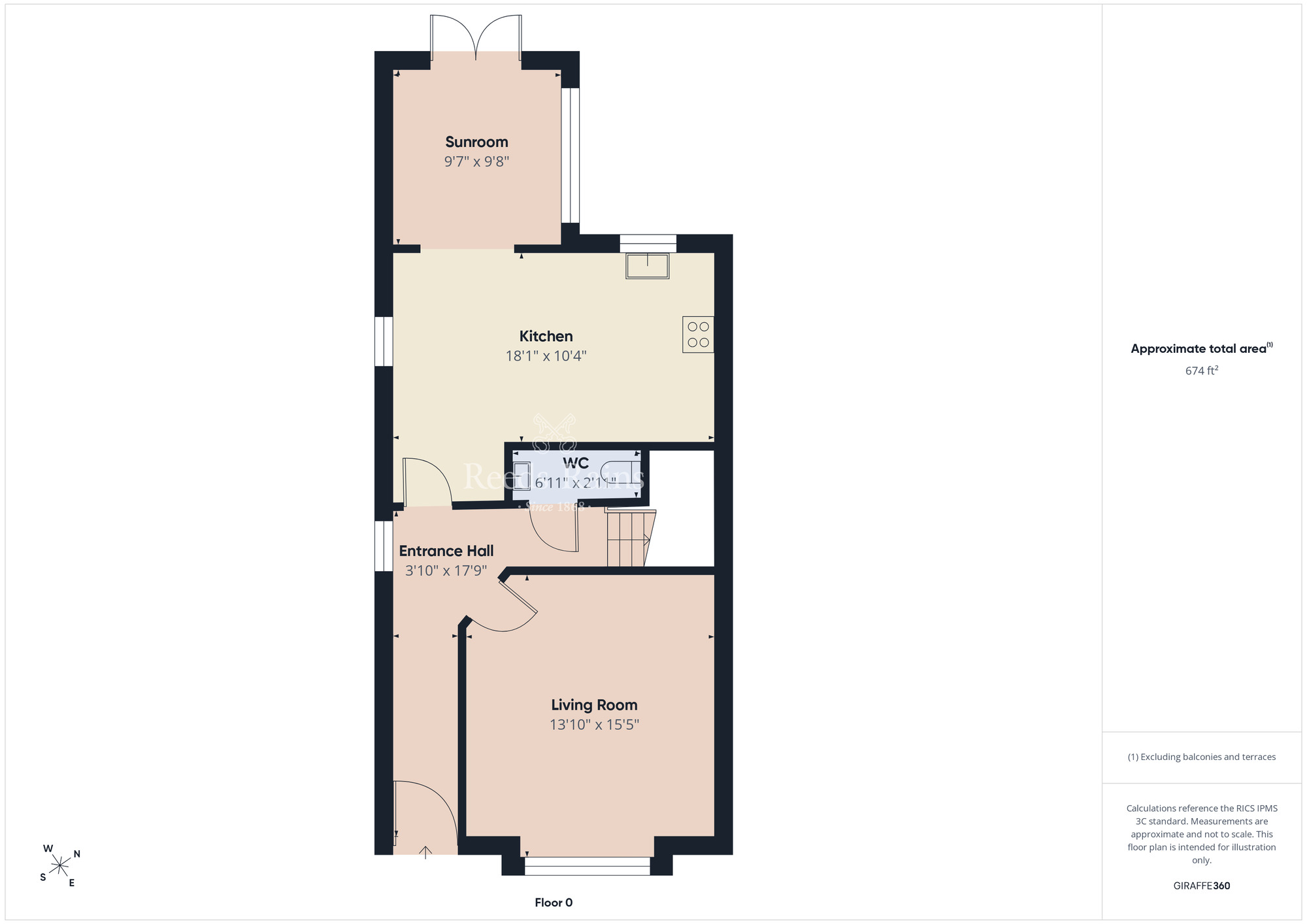 Floorplan of 3 bedroom Semi Detached House for sale, Lynn Hall Park, Bangor, County Down, BT19