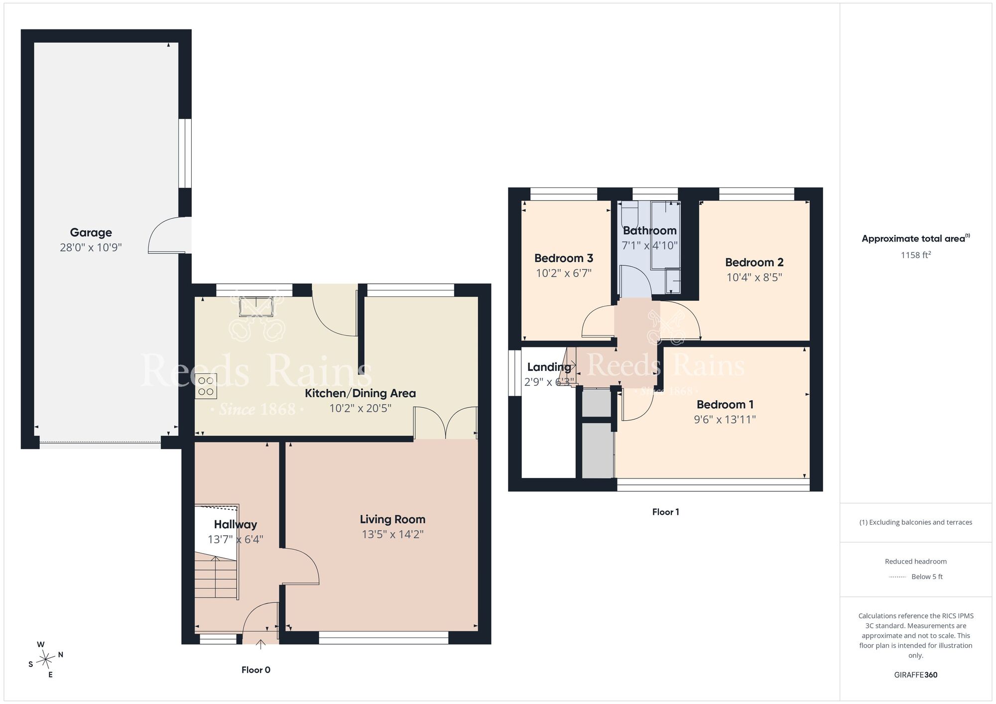 Floorplan of 3 bedroom Semi Detached House for sale, Henderson Drive, Bangor, County Down, BT19