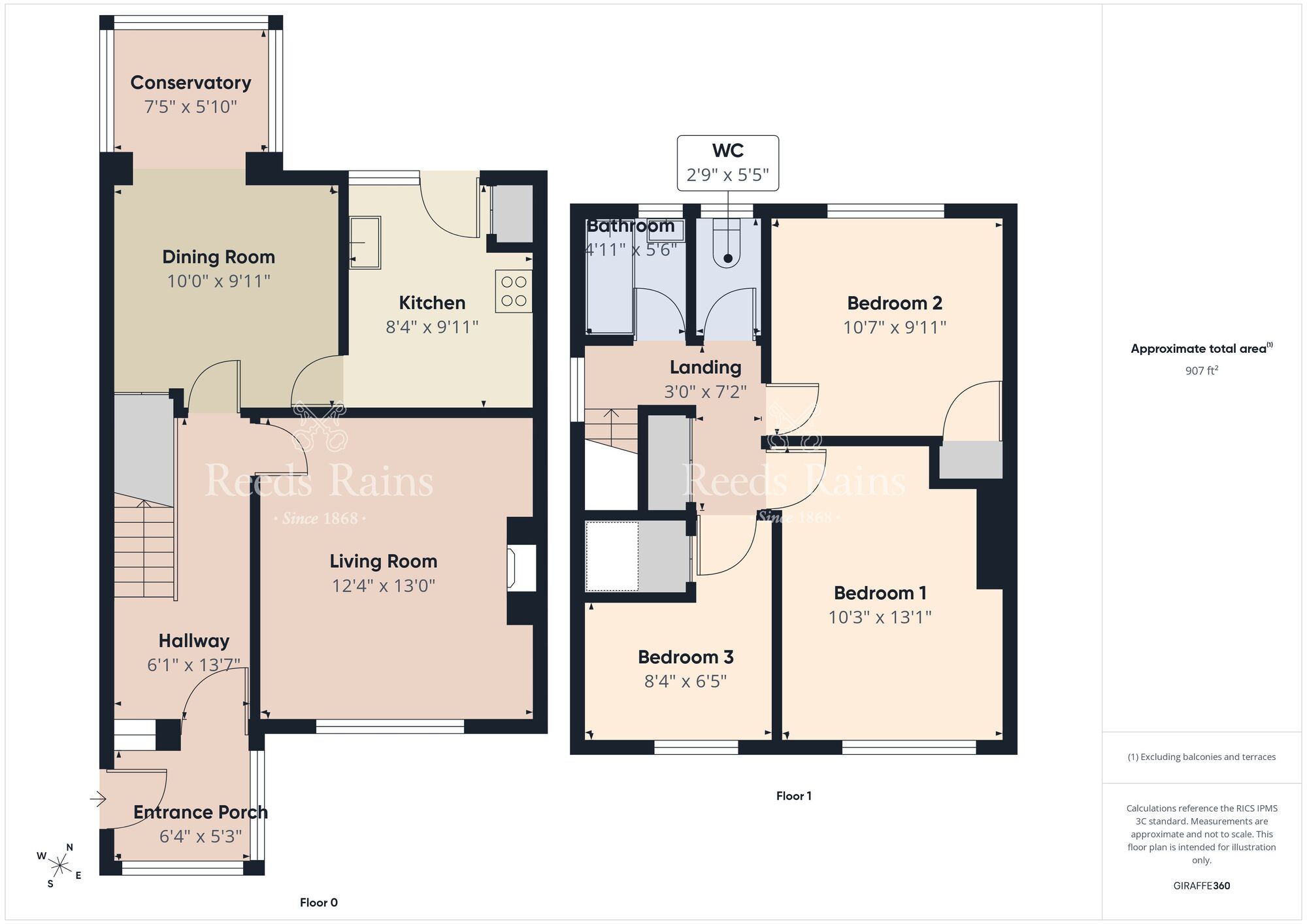 Floorplan of 3 bedroom Detached House for sale, Churchill Park, Bangor, County Down, BT20