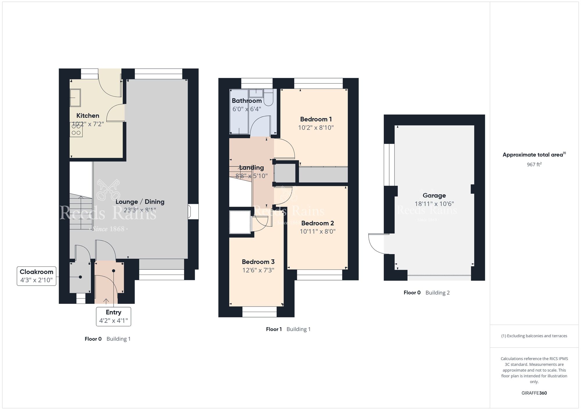 Floorplan of 3 bedroom Semi Detached House for sale, Manor Avenue, Bangor, County Down, BT20