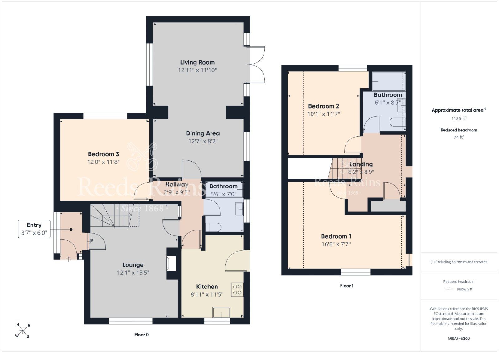 Floorplan of 3 bedroom Detached House for sale, Irvine Park, Bangor, County Down, BT19