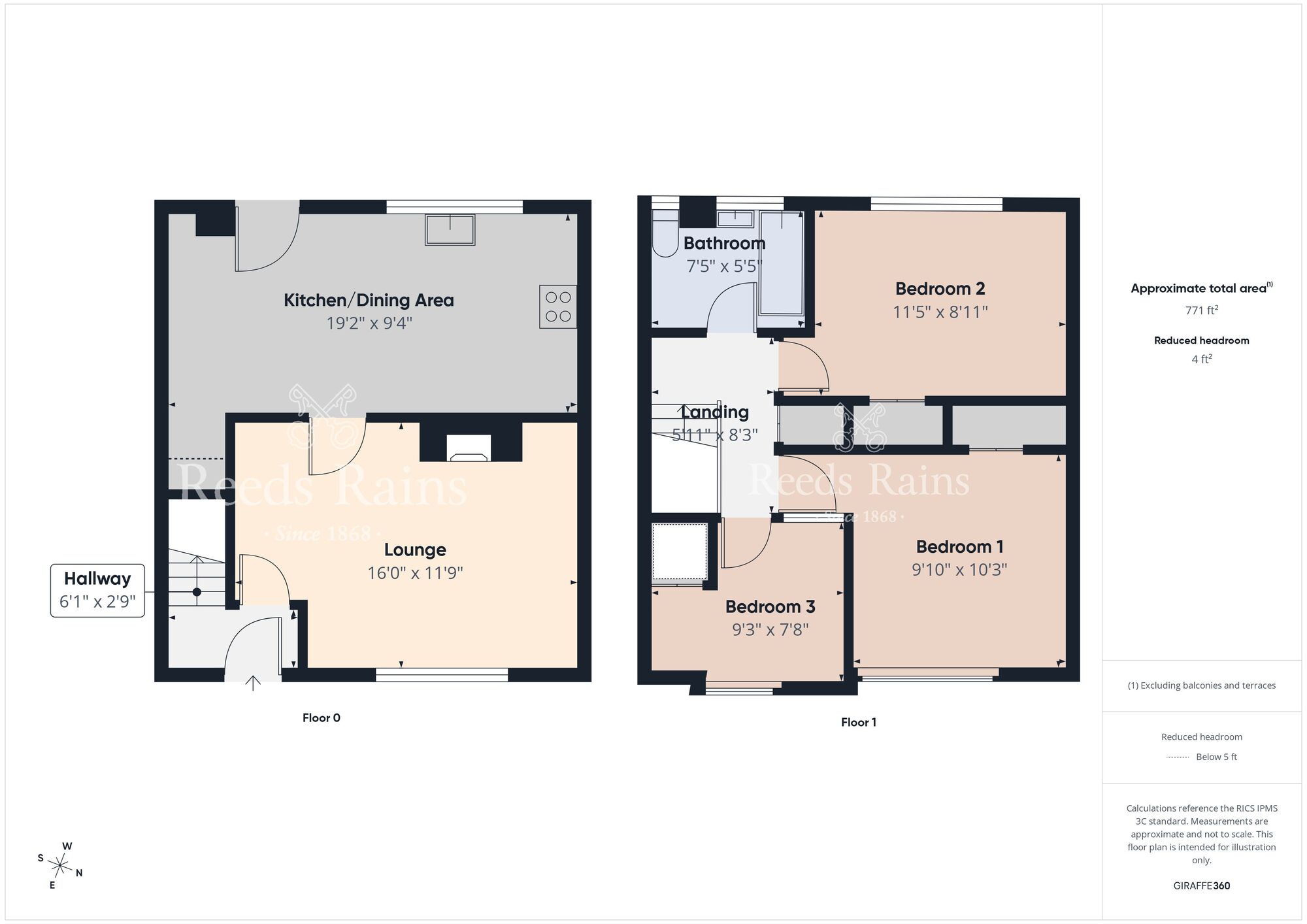 Floorplan of 3 bedroom Mid Terrace House for sale, Bloomfield Road South, Bangor, County Down, BT19