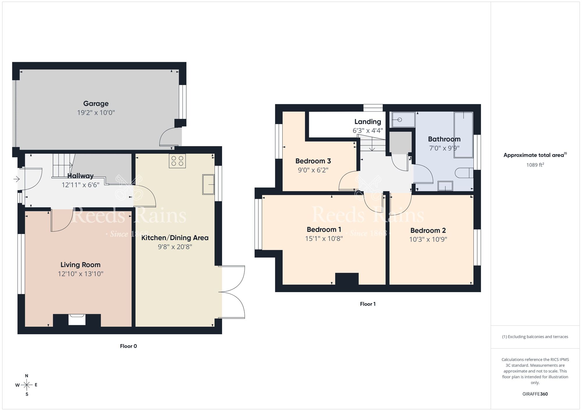 Floorplan of 3 bedroom Detached House for sale, Hampton Park, Bangor, County Down, BT19