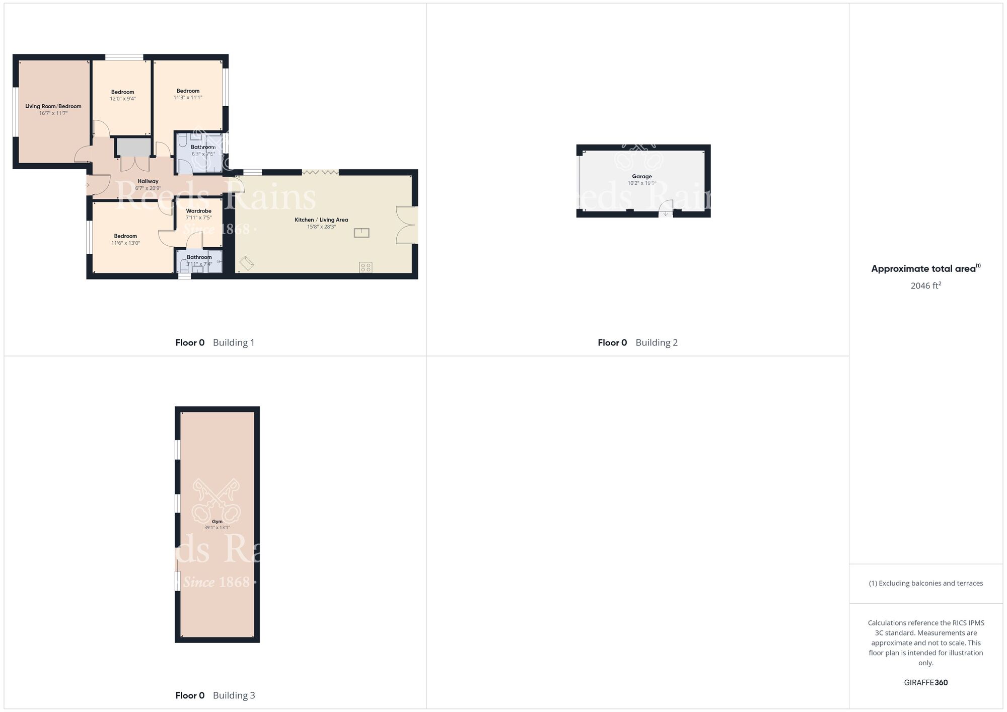 Floorplan of 4 bedroom Detached Bungalow for sale, Spring Lane, Bempton, East Yorkshire, YO15