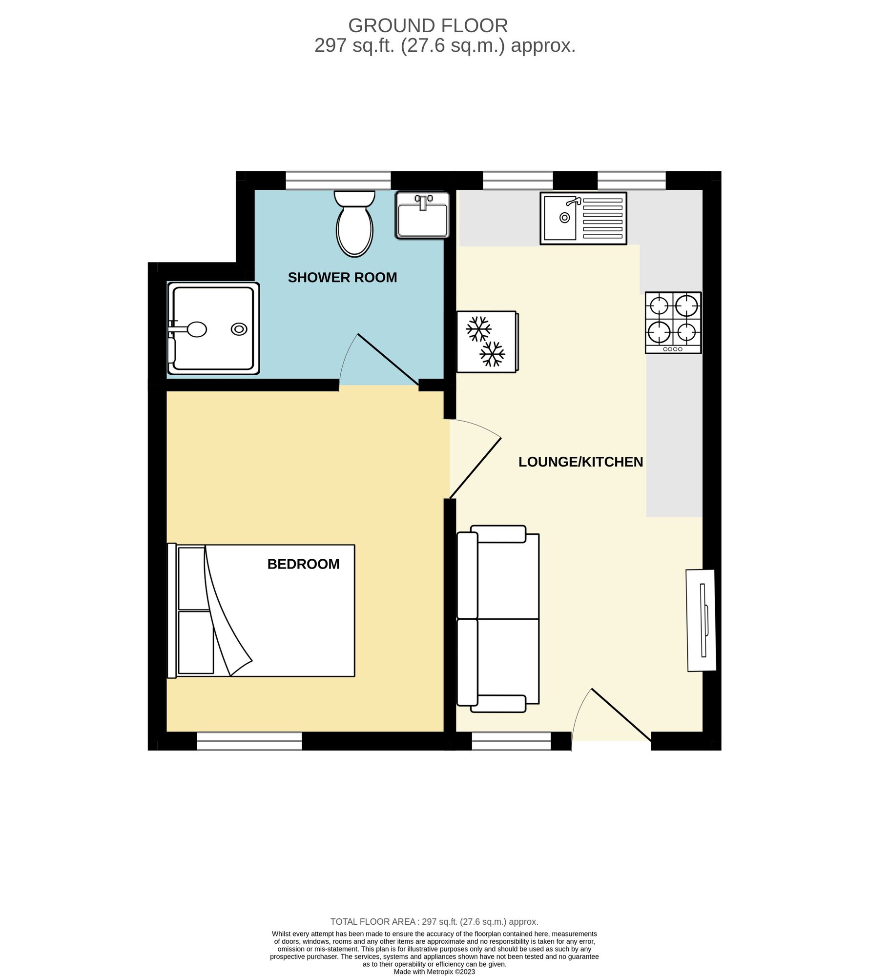 1 bedroom Mid Terrace Property for sale, Sands Lane, Barmston, YO25 £