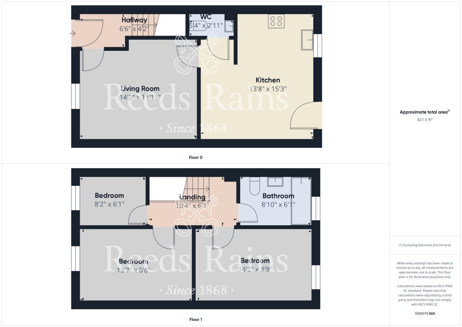 Floorplan of 3 bedroom Mid Terrace House for sale, Railway Terrace, Moorfield Road, East Yorkshire, YO16