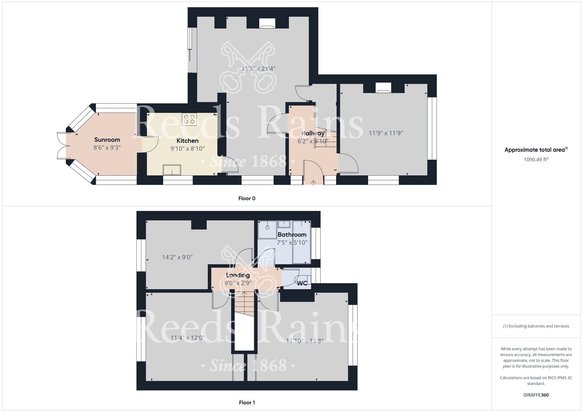 Floorplan of 3 bedroom Semi Detached House to rent, Greame Road, Bridlington, East Riding of Yorkshire, YO16