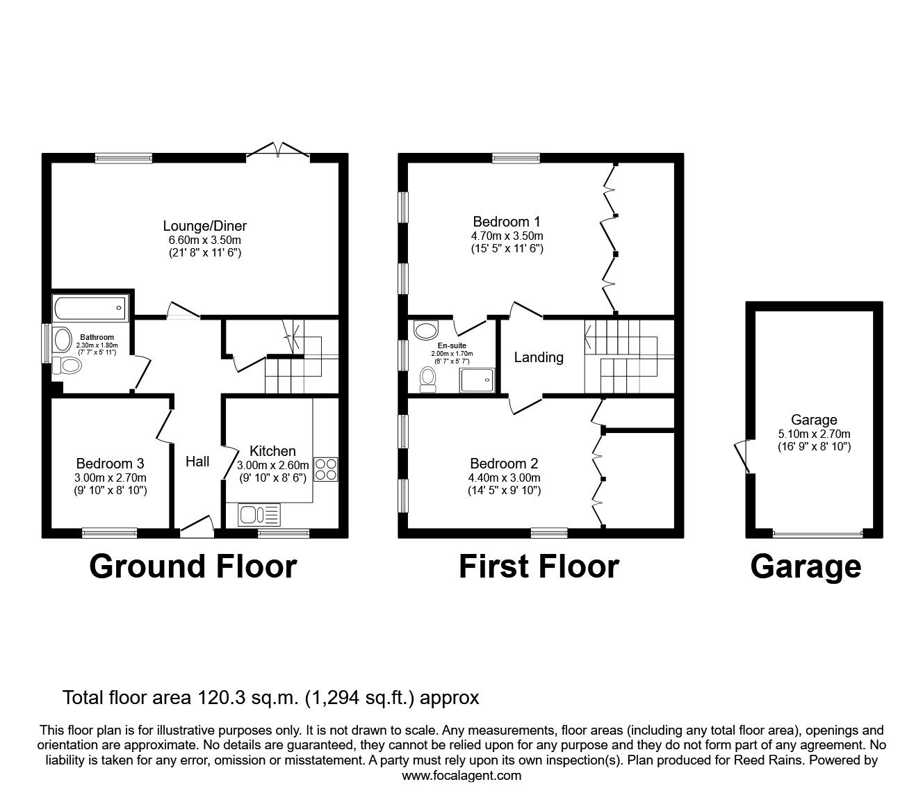 Floorplan of 3 bedroom Detached House for sale, Chapel Close, Flamborough, East Yorkshire, YO15