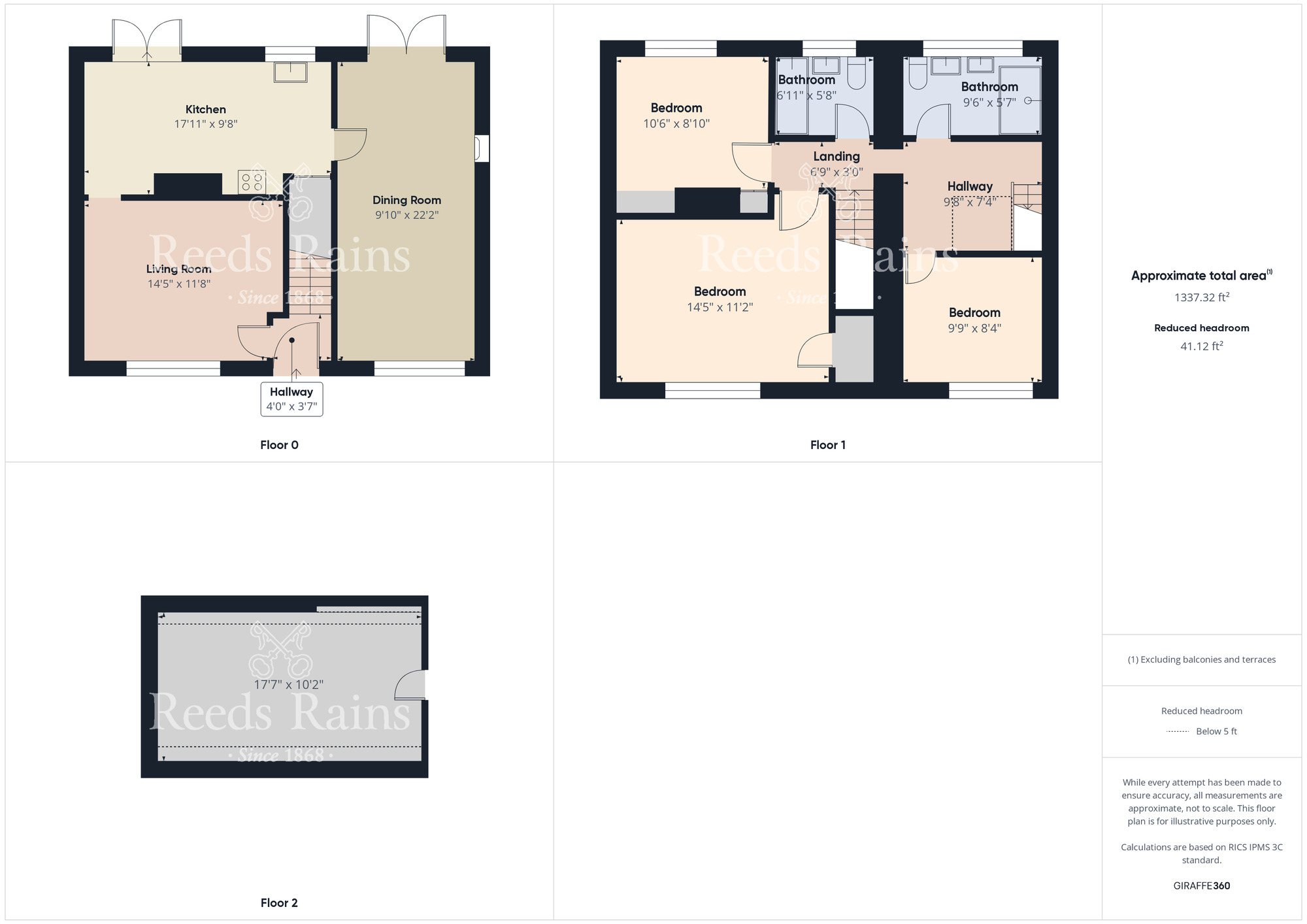 Floorplan of 3 bedroom End Terrace House for sale, Scarborough Road, Filey, North Yorkshire, YO14