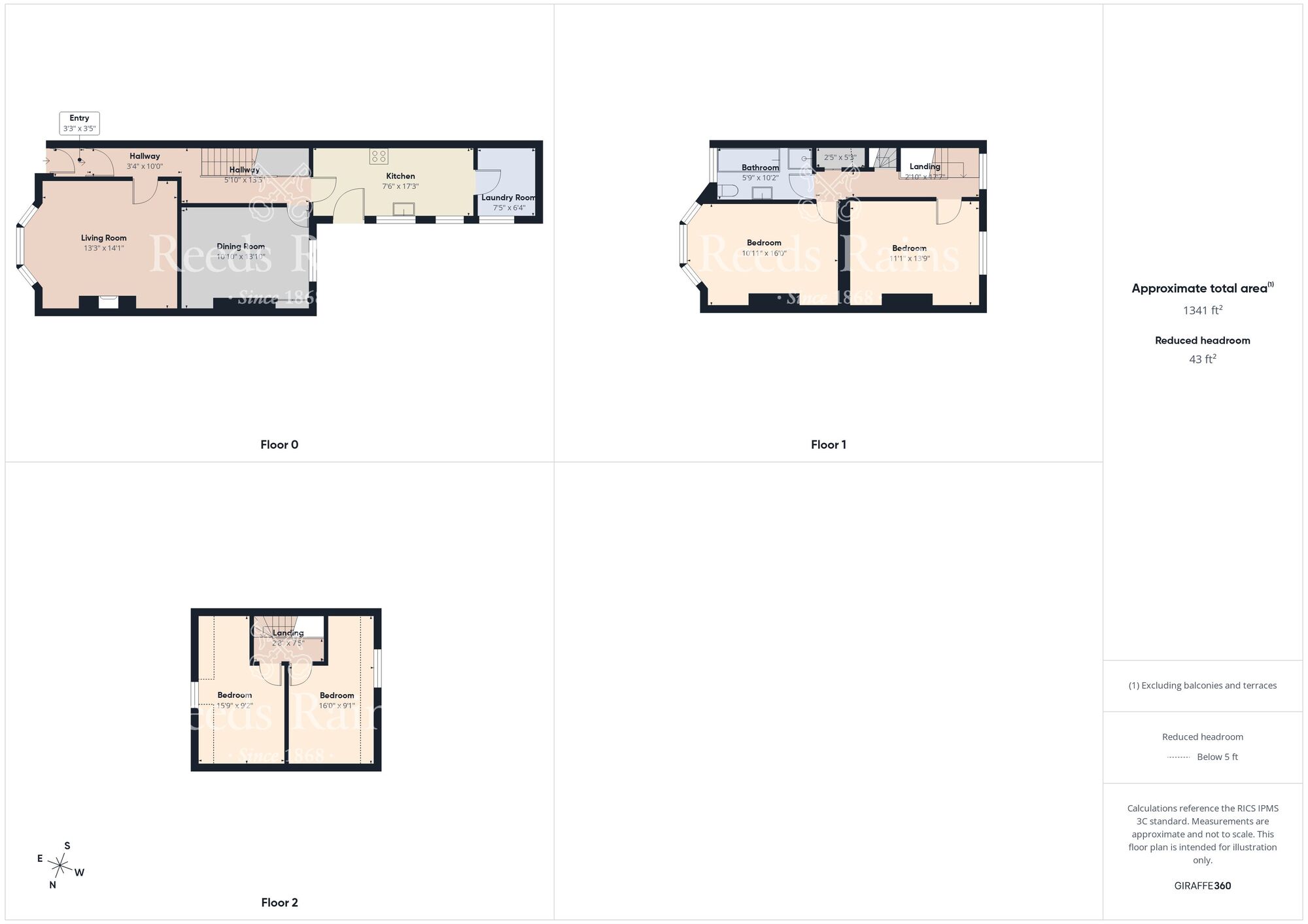 Floorplan of 4 bedroom Mid Terrace House for sale, Quay Road, Bridlington, East Yorkshire, YO16