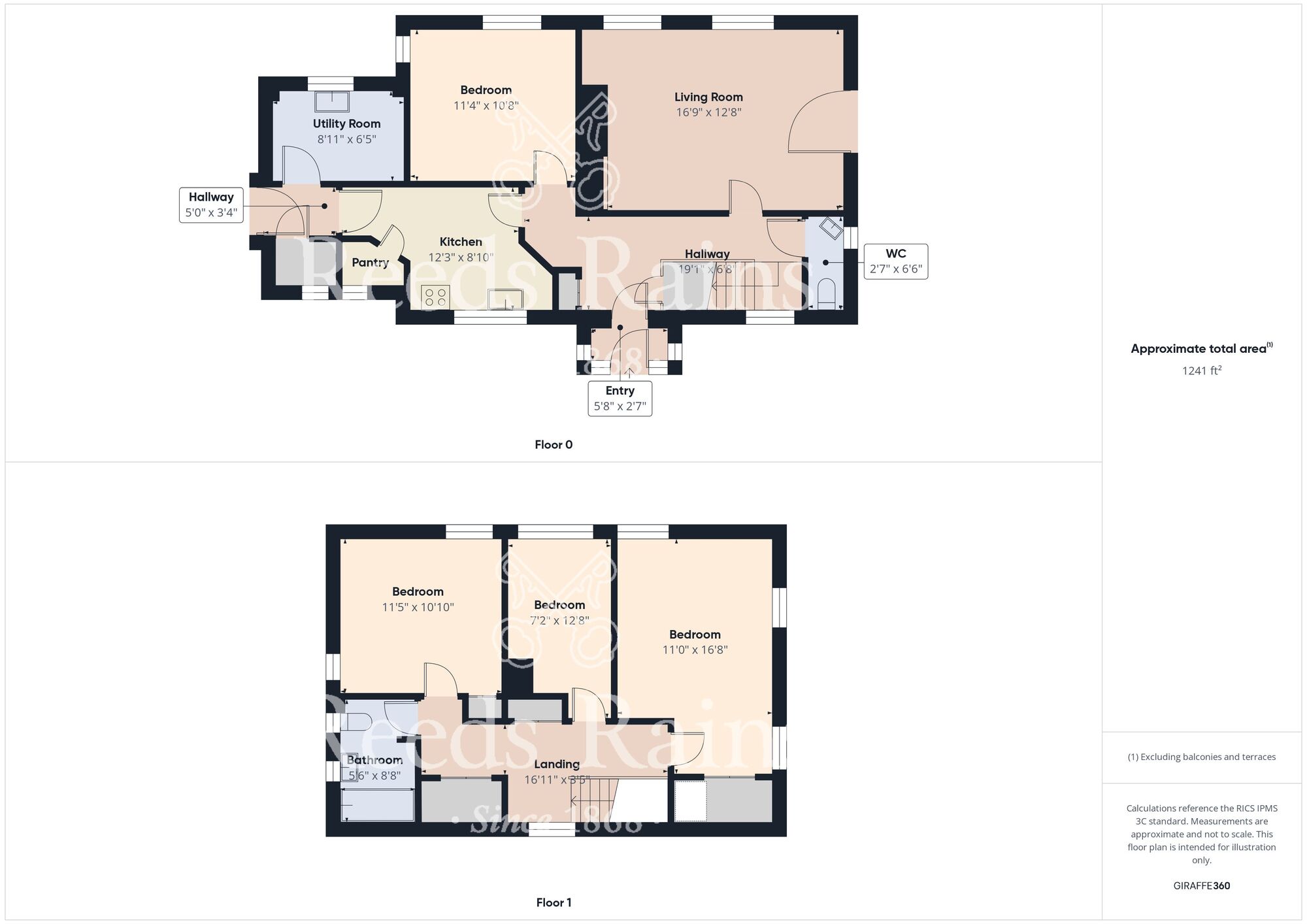 Floorplan of 3 bedroom Detached House for sale, Marton Road, Bridlington, East Riding of Yorkshire, YO16
