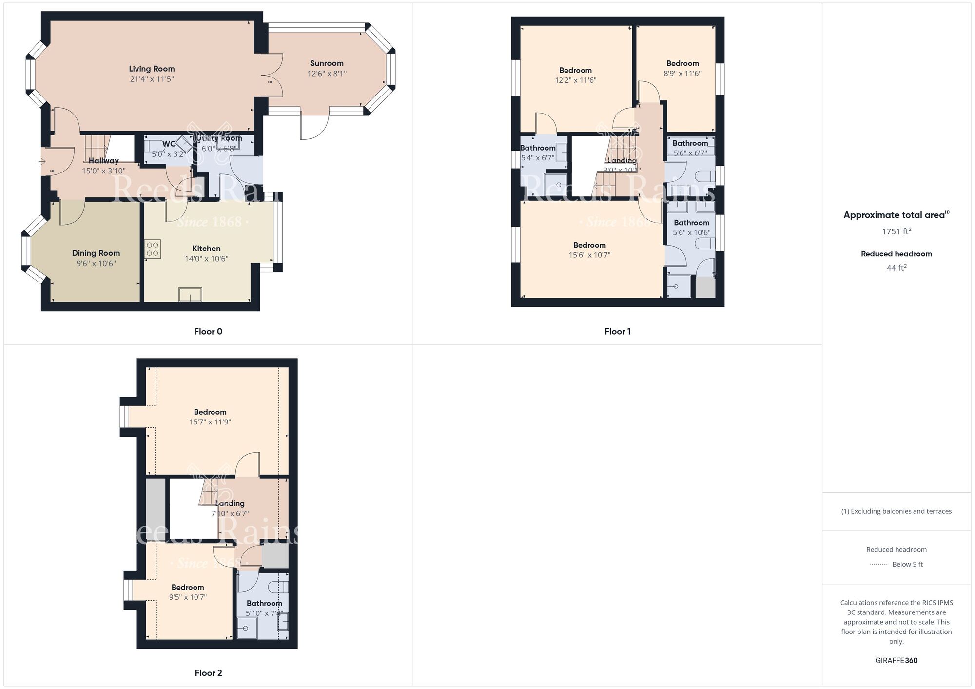 Floorplan of 5 bedroom Detached House for sale, Waterdale Close, Bridlington, East Yorkshire, YO16
