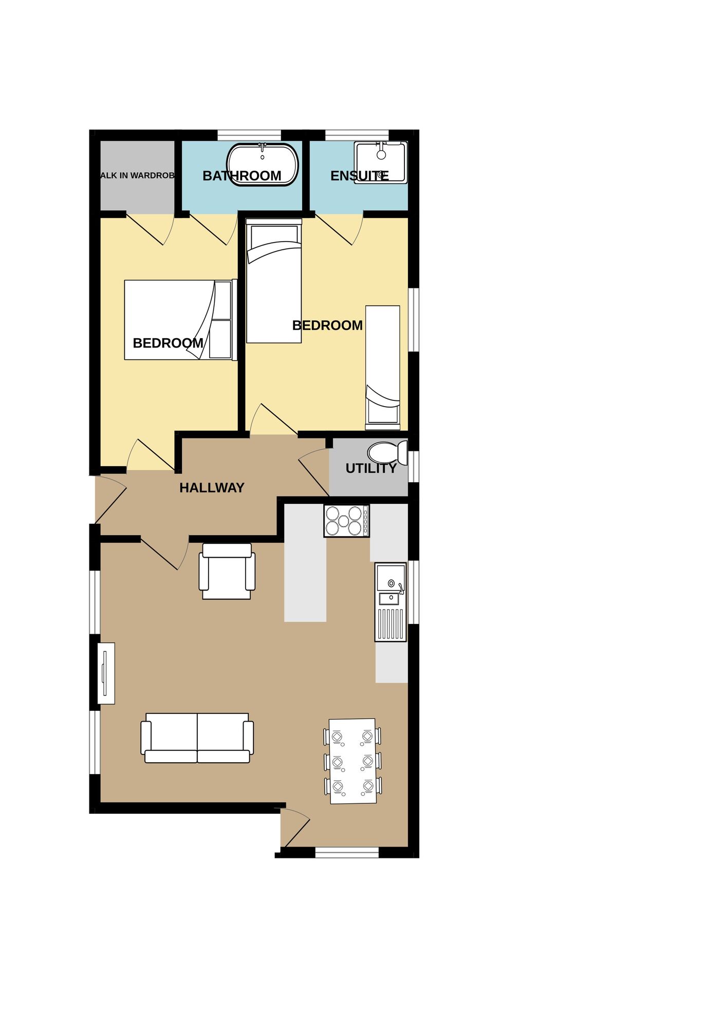 Floorplan of 2 bedroom Detached Property for sale, Heritage Park, Bridlington Links, YO15