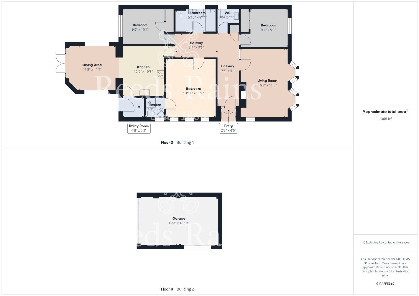 Floorplan of 3 bedroom Detached Bungalow for sale, Belvedere Close, Bridlington, East Yorkshire, YO15