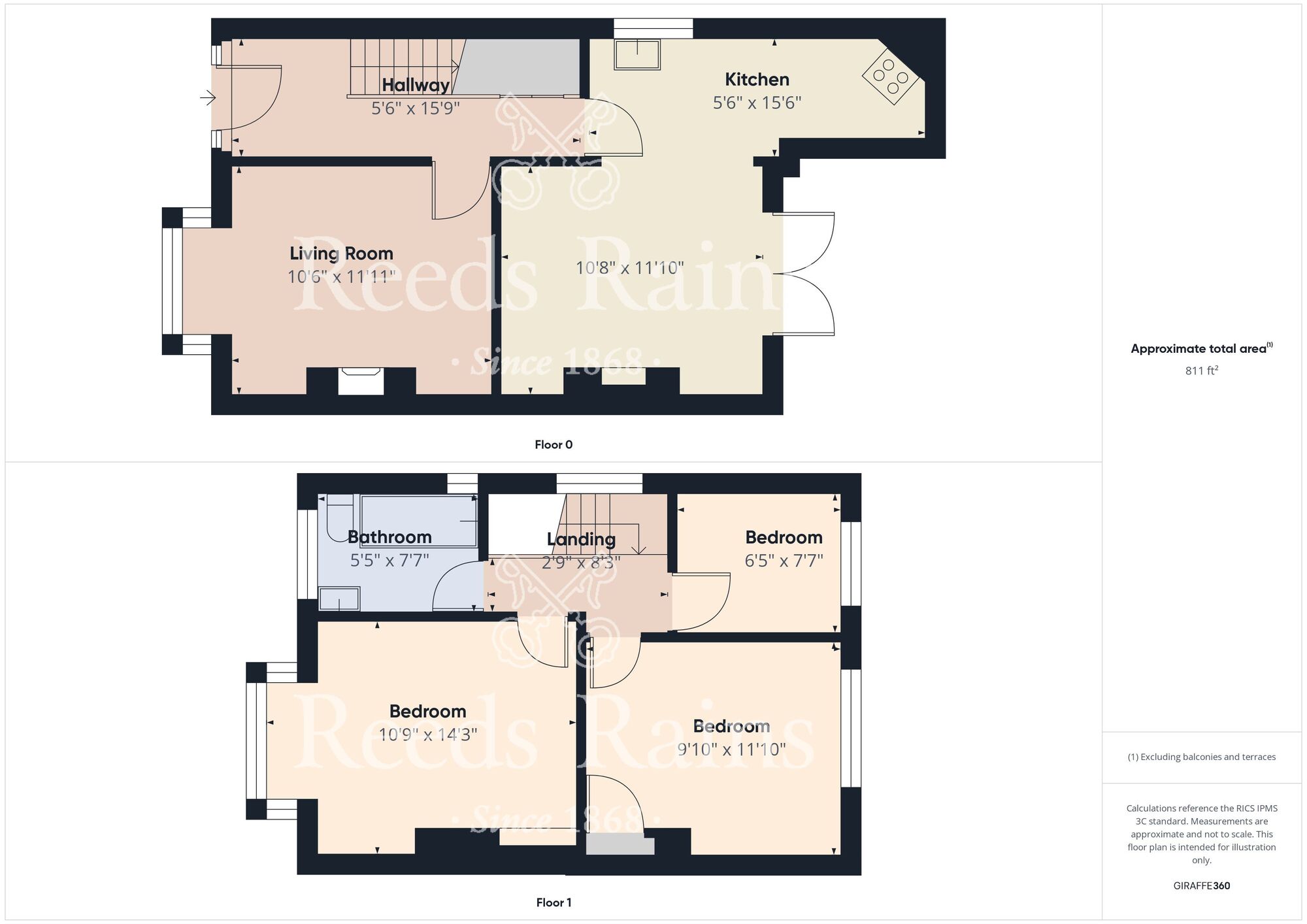 Floorplan of 3 bedroom Semi Detached House for sale, St. Marys Walk, Bridlington, East Yorkshire, YO16