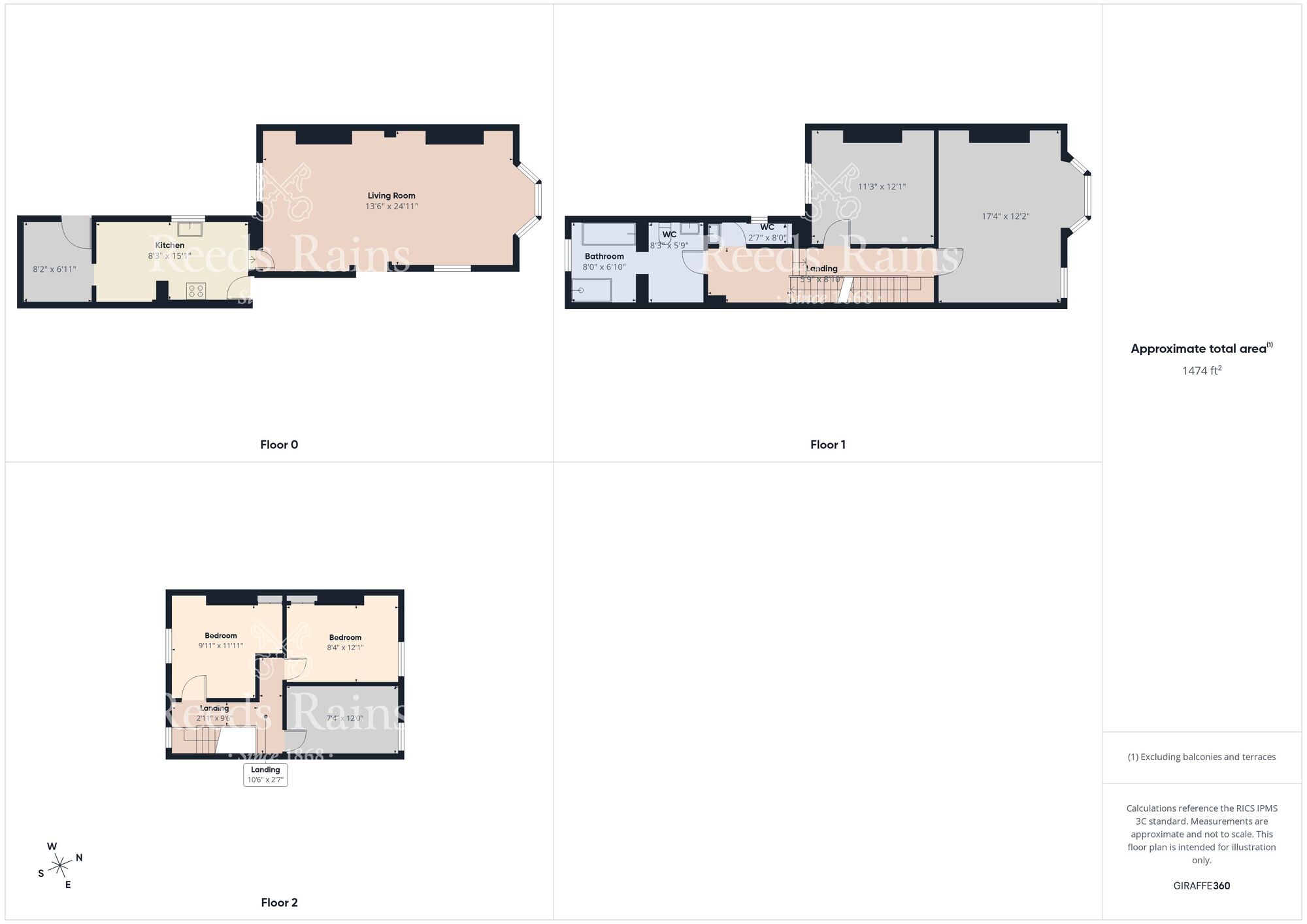 Floorplan of 5 bedroom Mid Terrace House for sale, West Street, Bridlington, East Yorkshire, YO15