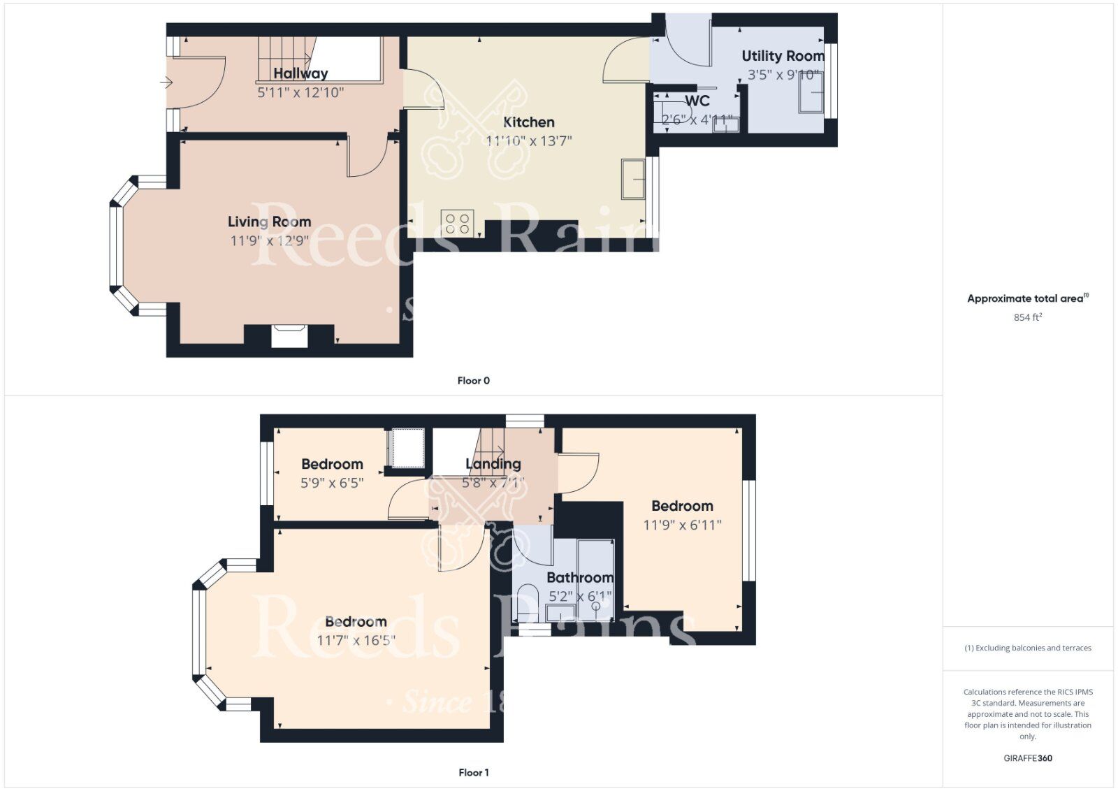 Floorplan of 3 bedroom Detached House for sale, St. Thomas Road, Bridlington, East Yorkshire, YO16