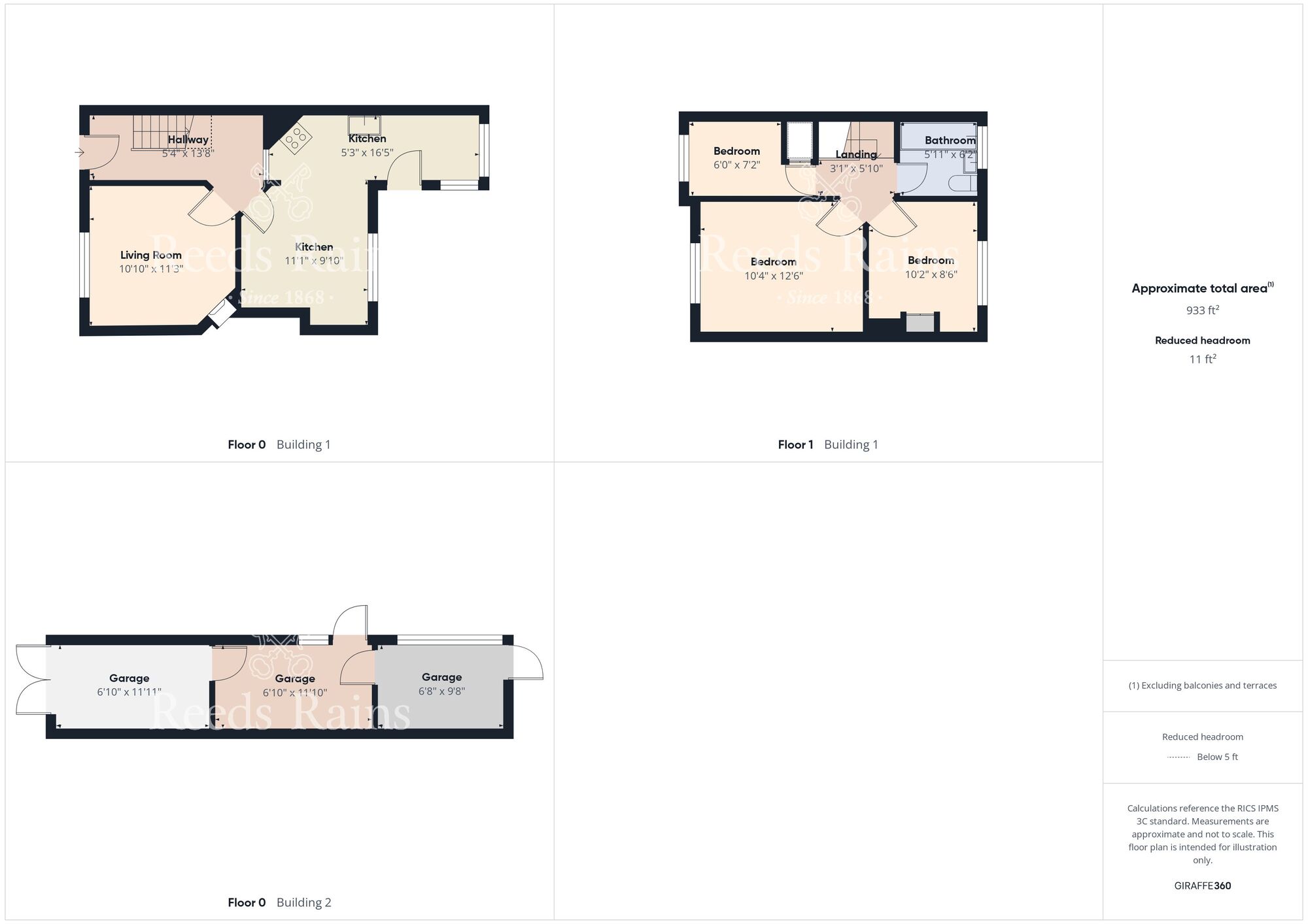 Floorplan of 3 bedroom Semi Detached House for sale, St. Cuthbert Road, Bridlington, East Yorkshire, YO16