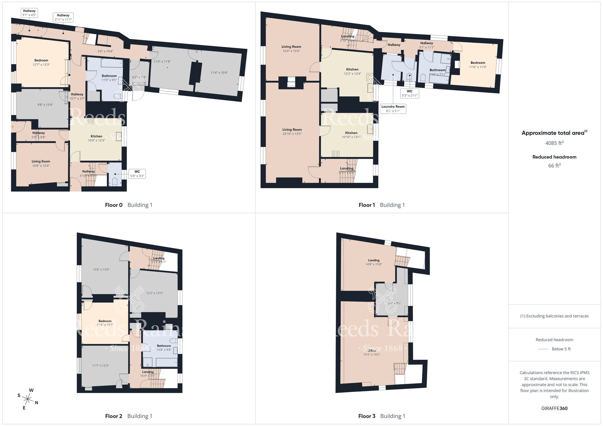 Floorplan of 6 bedroom End Terrace House for sale, Kirkgate, Bridlington, East Yorkshire, YO16