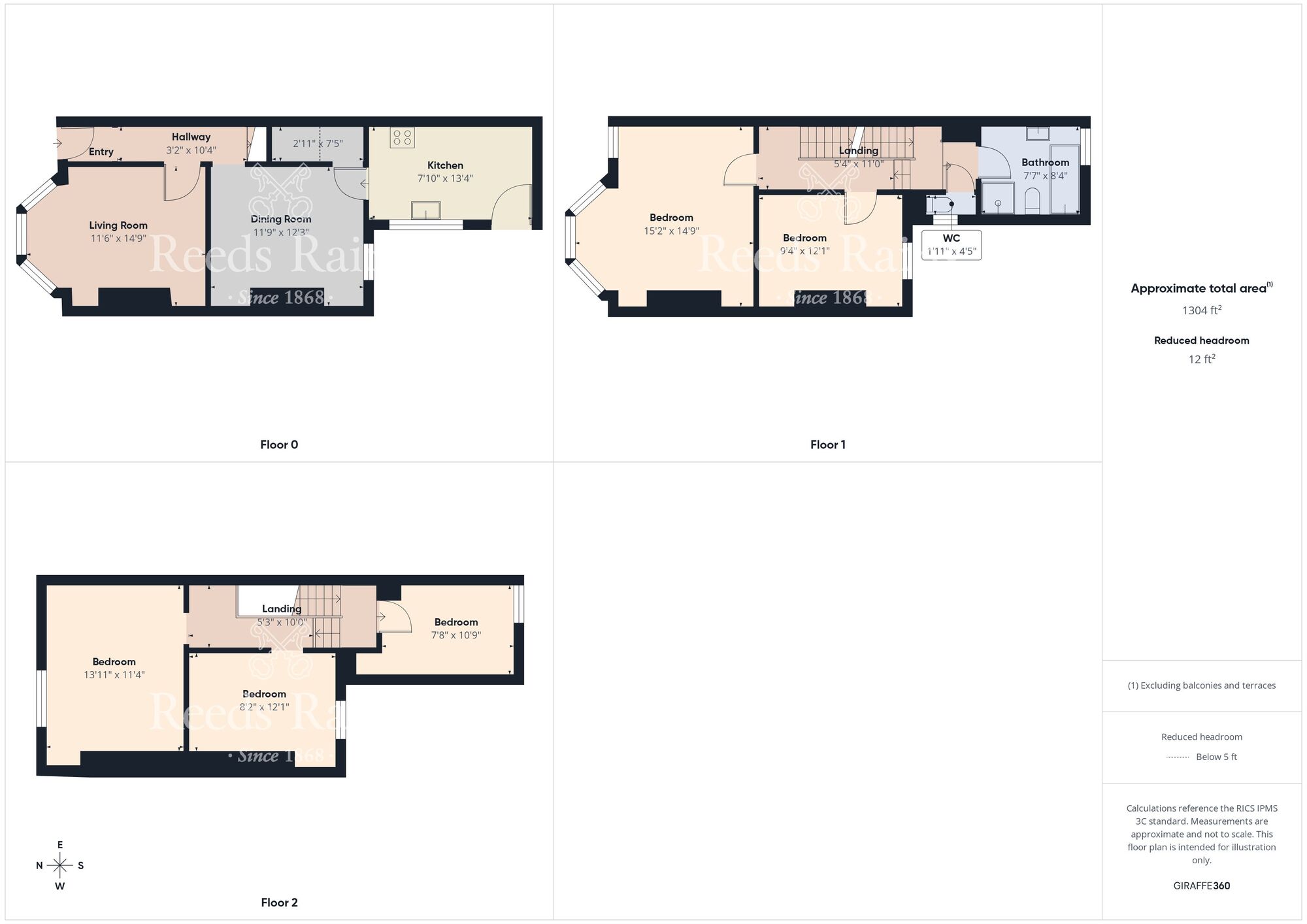 Floorplan of 5 bedroom Mid Terrace House for sale, Richmond Street, Bridlington, East Yorkshire, YO15