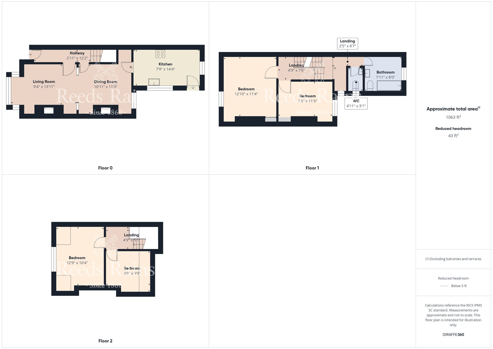 Floorplan of 4 bedroom Mid Terrace House for sale, Travis Street, Bridlington, East Yorkshire, YO15