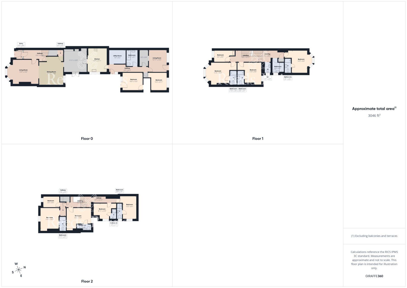 Floorplan of 11 bedroom Semi Detached House for sale, Trinity Road, Bridlington, East Yorkshire, YO15