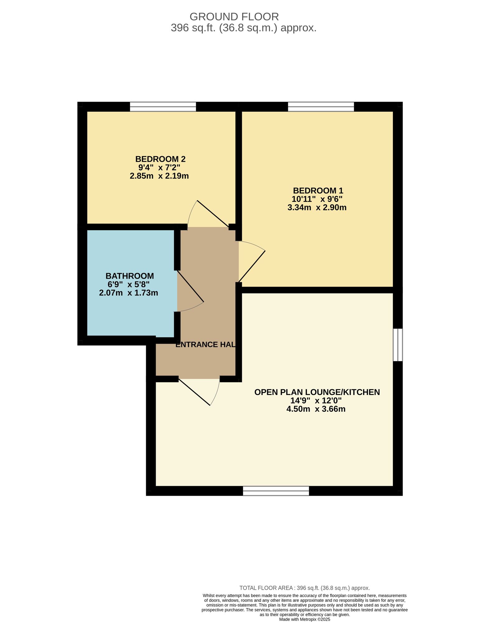 Floorplan of 2 bedroom  Flat for sale, Marton Road, Bridlington, East Yorkshire, YO16