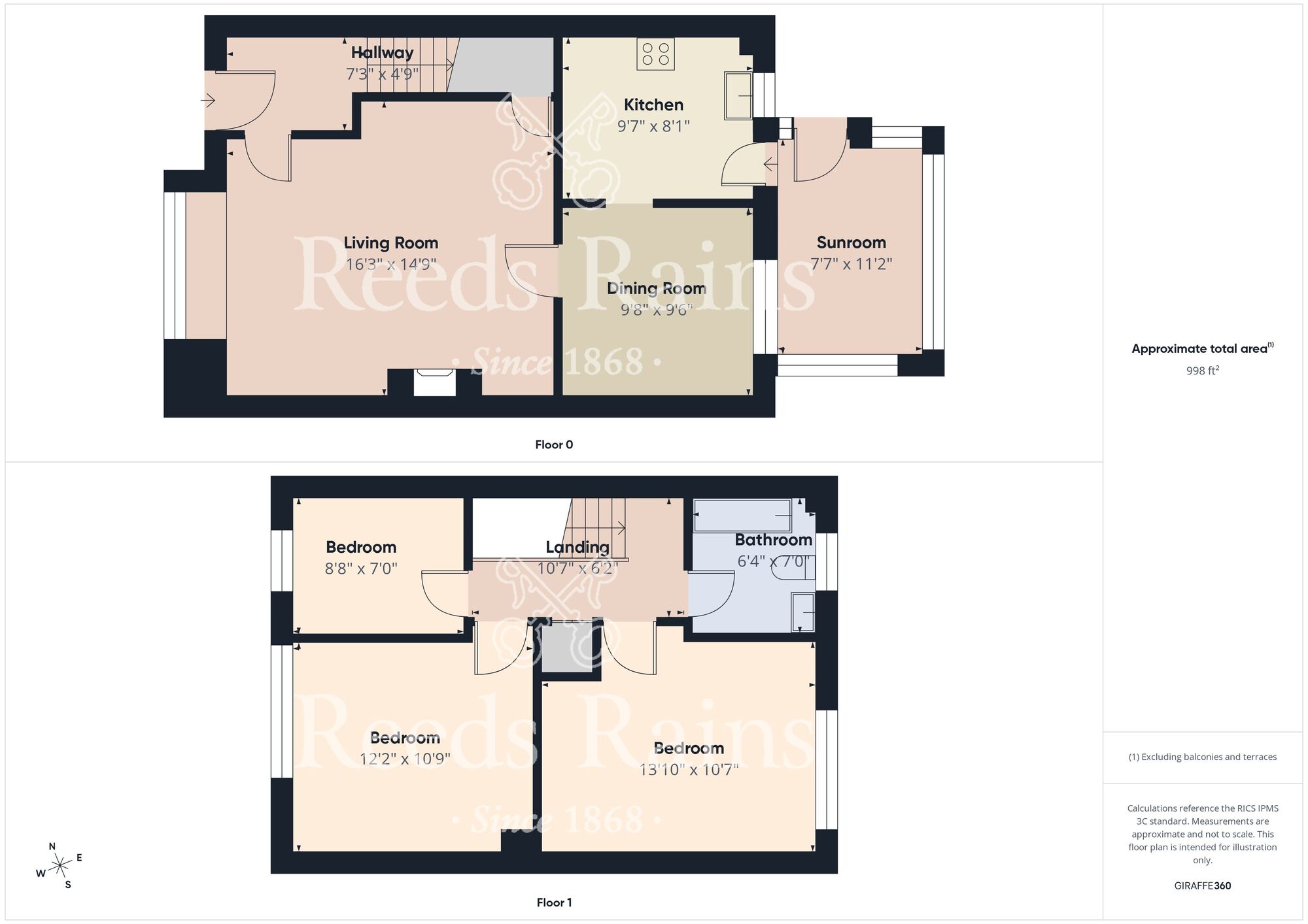 Floorplan of 3 bedroom Mid Terrace House for sale, Tower Street, Flamborough, East Yorkshire, YO15
