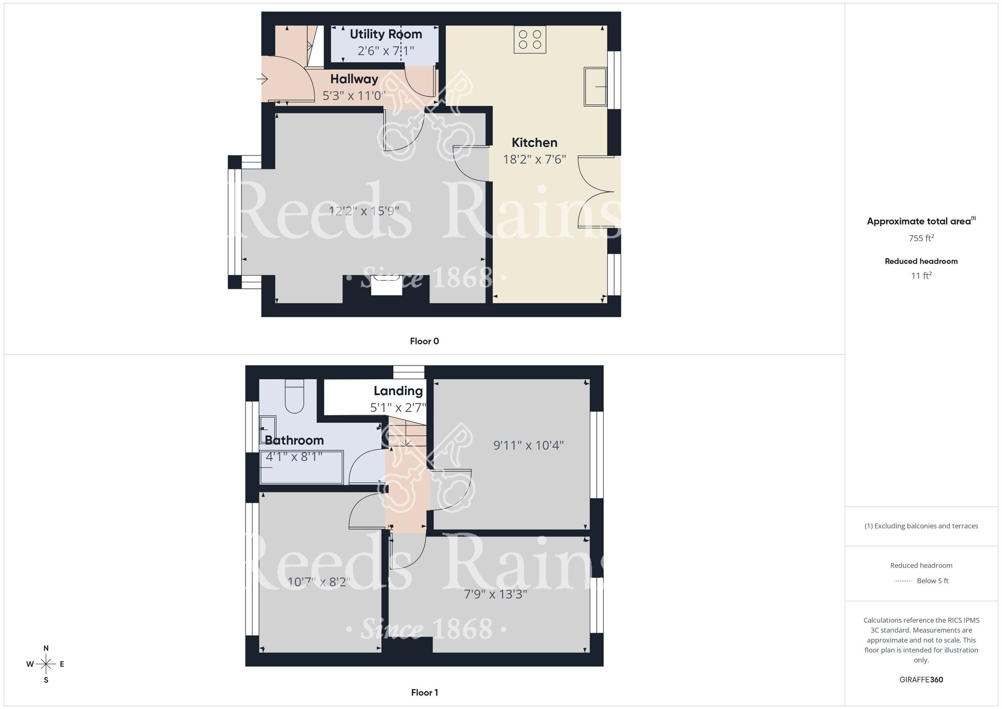 Floorplan of 3 bedroom Semi Detached House to rent, Great Barn Street, Bridlington, East Yorkshire, YO16