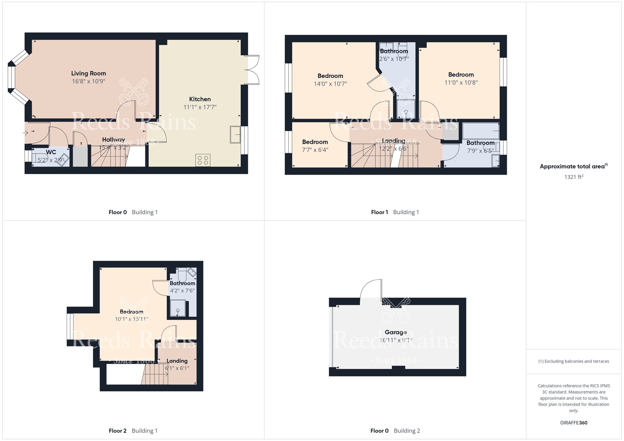Floorplan of 4 bedroom Link Detached House for sale, Waterdale Close, Bridlington, East Riding of Yorkshire, YO16
