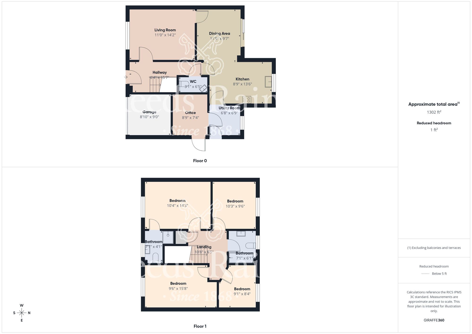 Floorplan of 4 bedroom Detached House for sale, Airedale Drive, Bridlington, East Yorkshire, YO16