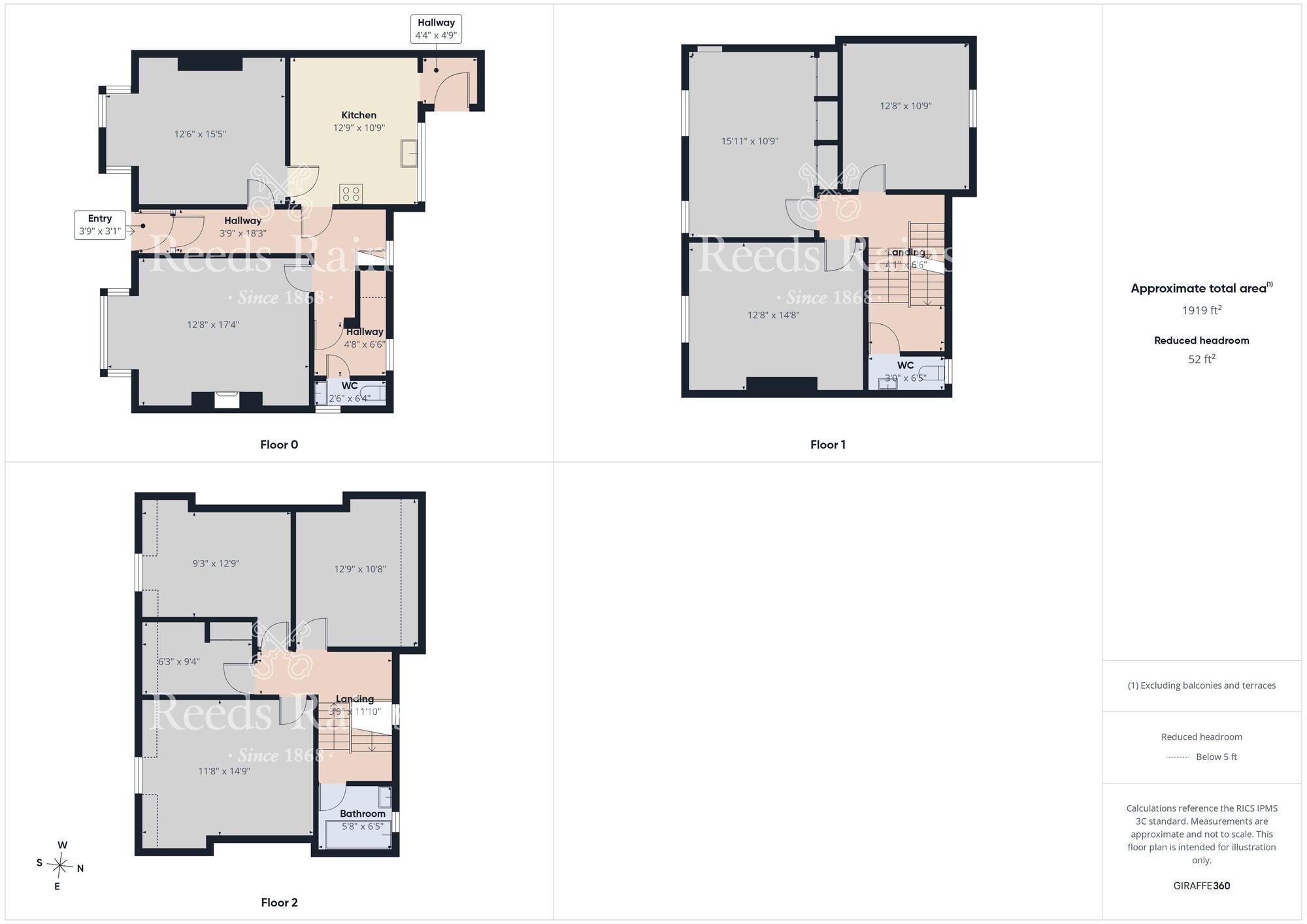 Floorplan of 5 bedroom End Terrace House for sale, Richmond Street, Bridlington, East Yorkshire, YO15