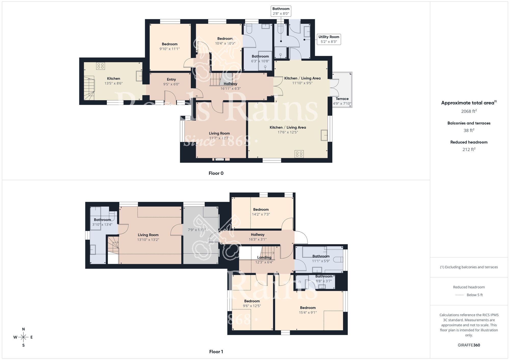 Floorplan of 6 bedroom Detached House for sale, Southsea Road, Flamborough, East Yorkshire, YO15