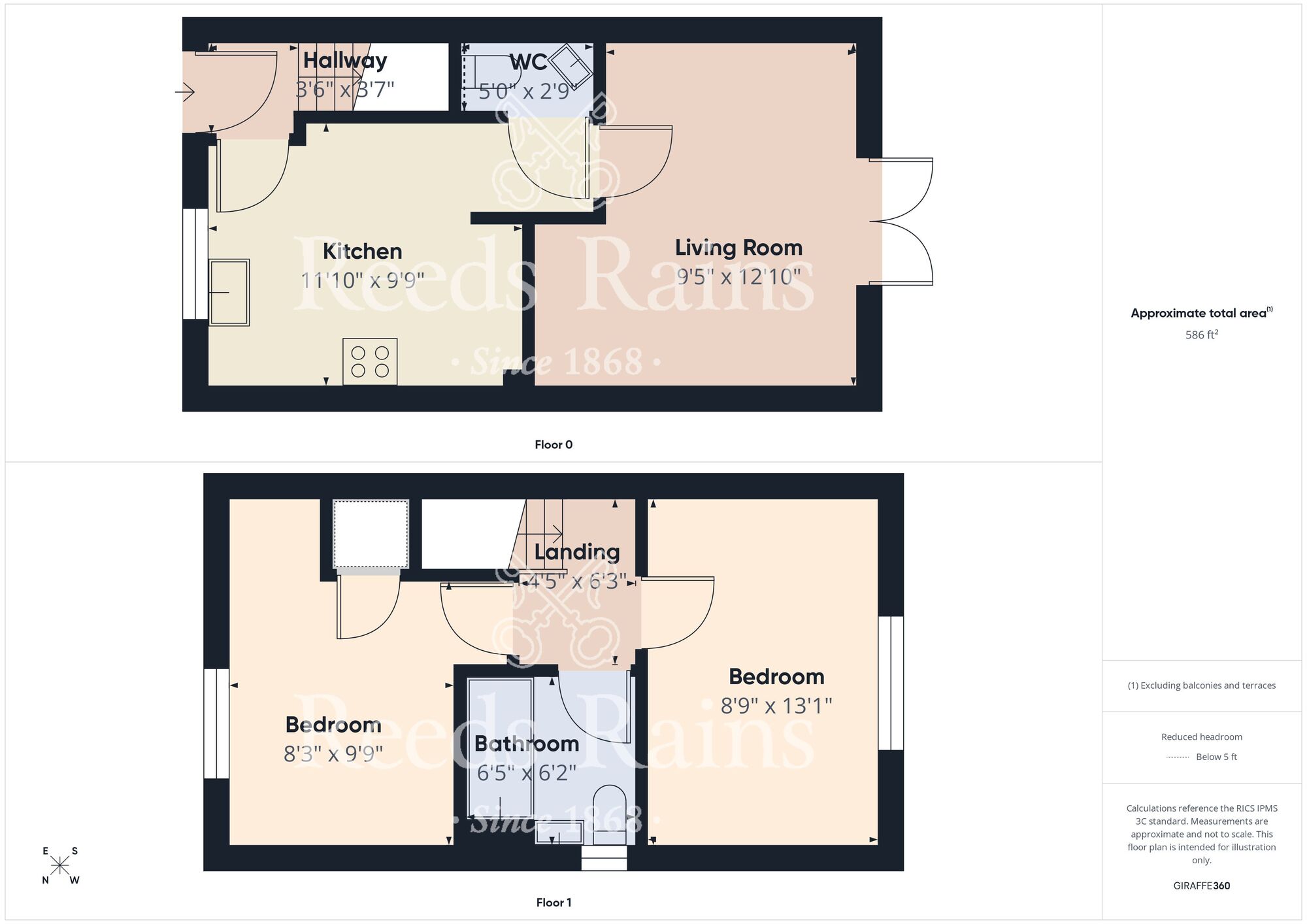 Floorplan of 2 bedroom Semi Detached House for sale, Plover Lea, Bridlington, East Riding of Yorkshire, YO15