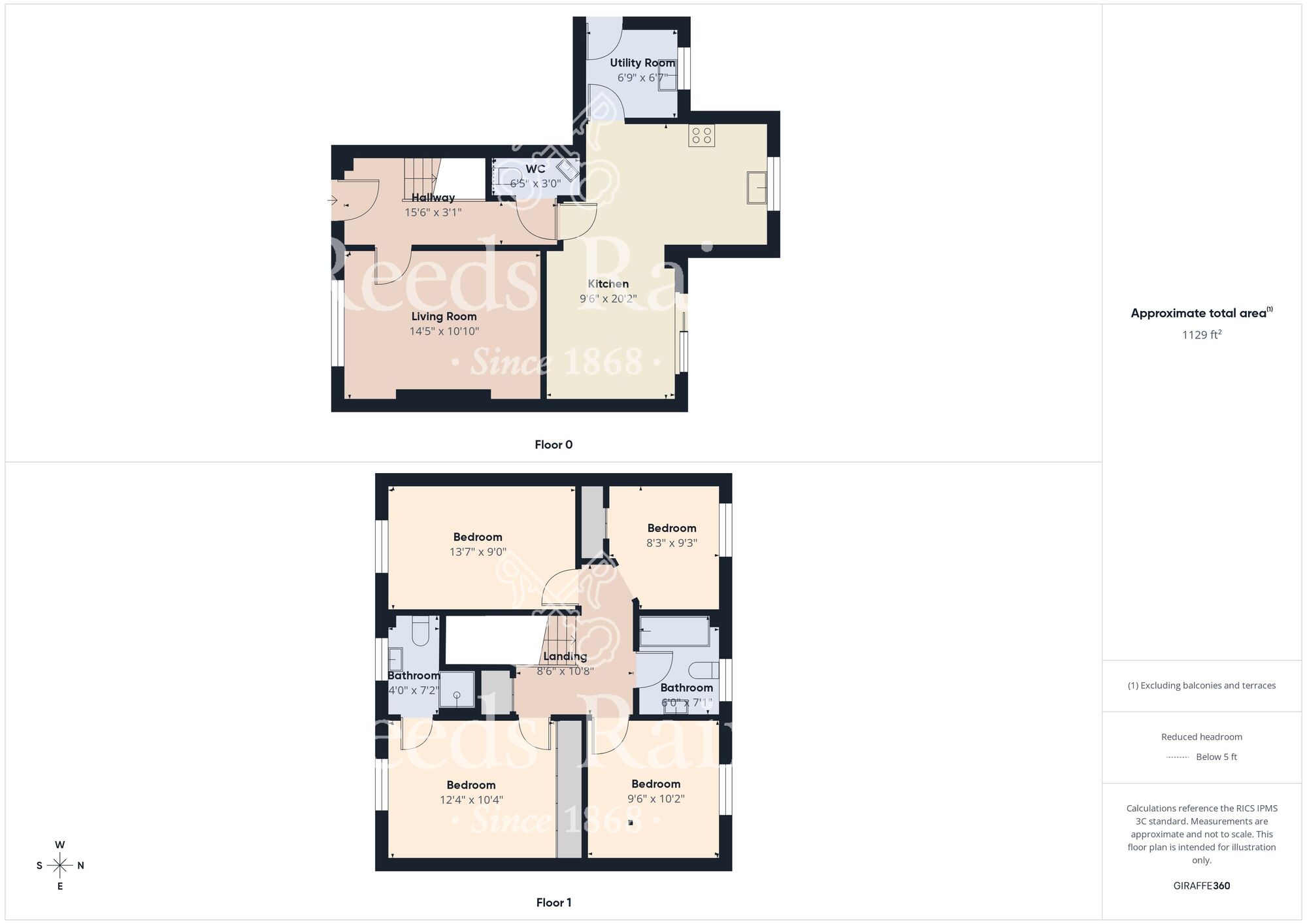 Floorplan of 4 bedroom Detached House for sale, Airedale Drive, Bridlington, East Yorkshire, YO16