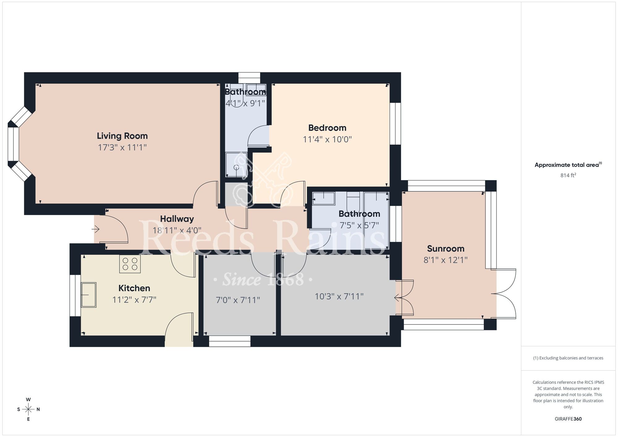 Floorplan of 2 bedroom Detached Bungalow for sale, Thorntondale Drive, Bridlington, East Yorkshire, YO16