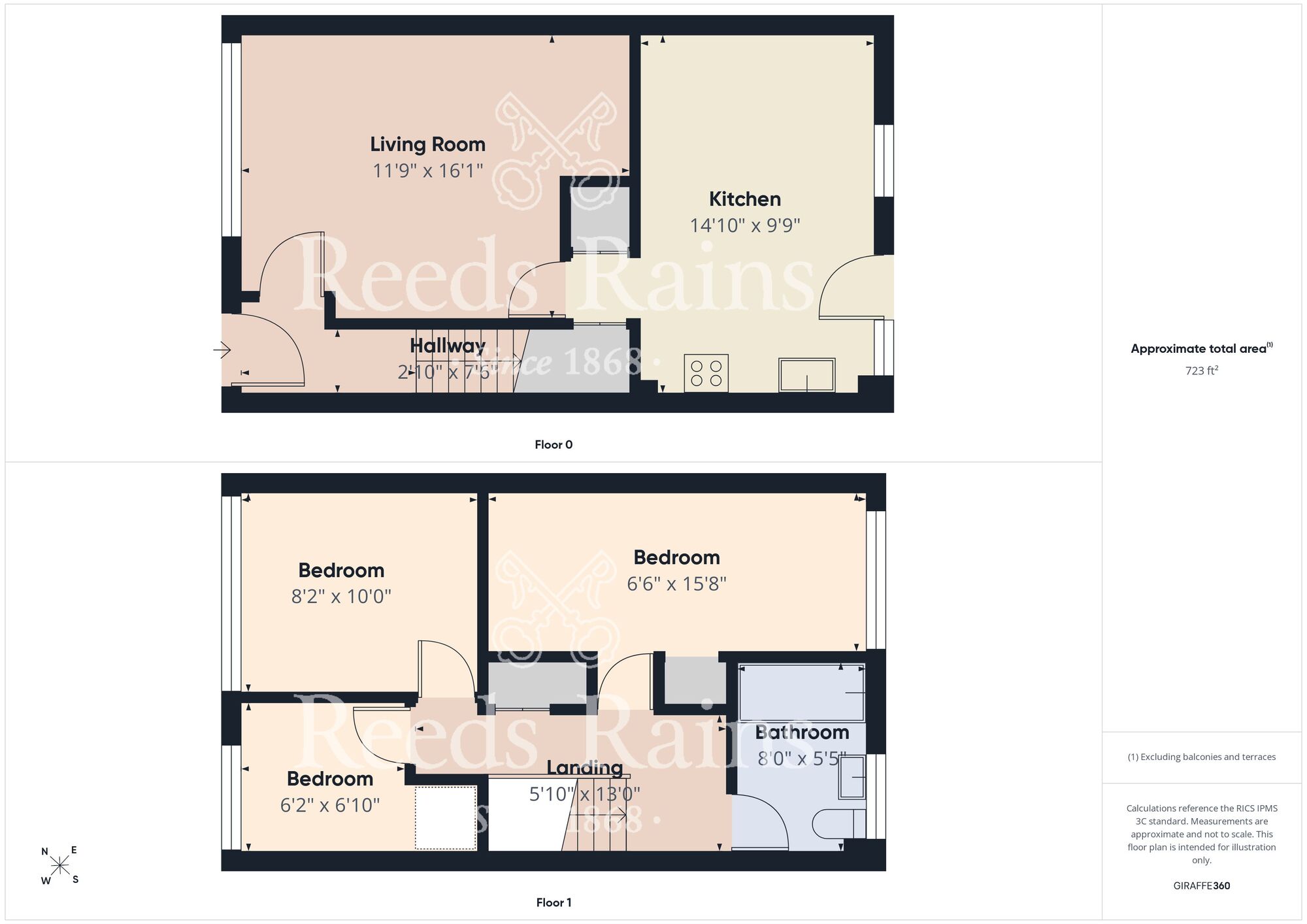 Floorplan of 3 bedroom End Terrace House for sale, Carnaby Avenue, Bridlington, East Riding Of Yorkshire, YO16