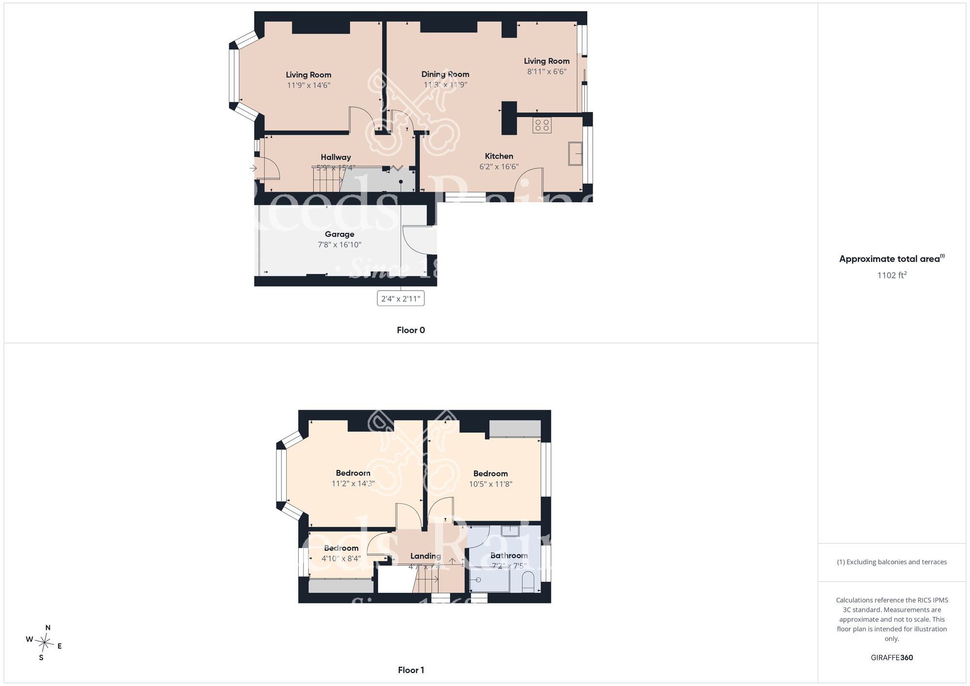 Floorplan of 3 bedroom Semi Detached House for sale, St. Stephen Road, Bridlington, East Yorkshire, YO16