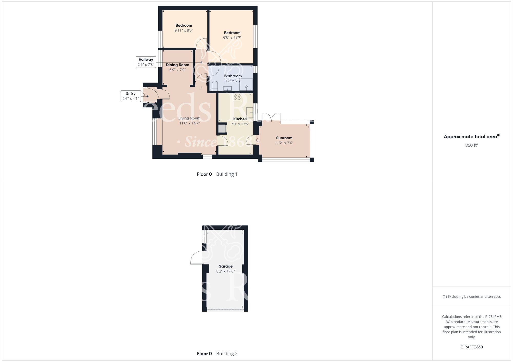 Floorplan of 2 bedroom Detached Bungalow for sale, Pinfold Lane, Bridlington, East Yorkshire, YO16