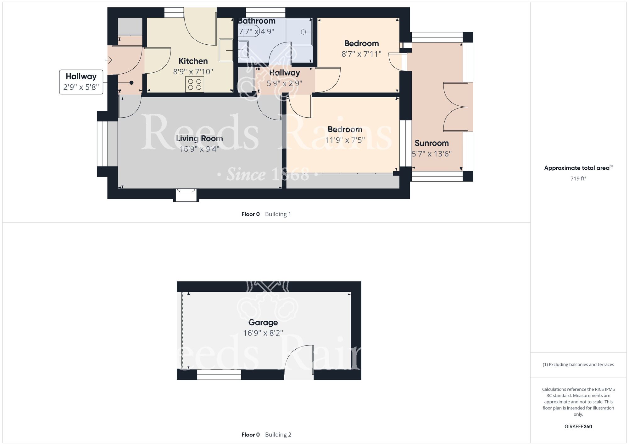 Floorplan of 2 bedroom Semi Detached Bungalow for sale, Greenways Close, Bridlington, East Yorkshire, YO16