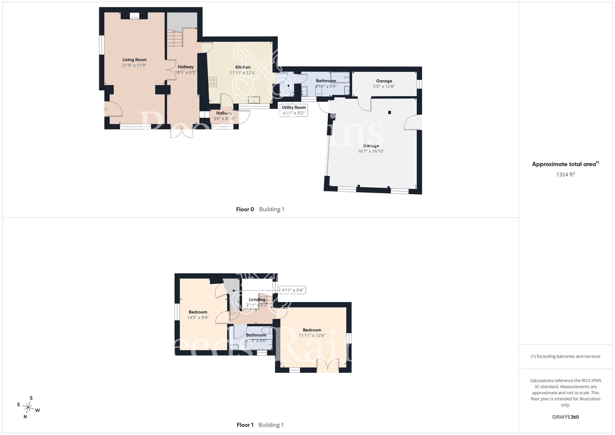 Floorplan of 2 bedroom Semi Detached House for sale, Middle Street, Rudston, East Yorkshire, YO25