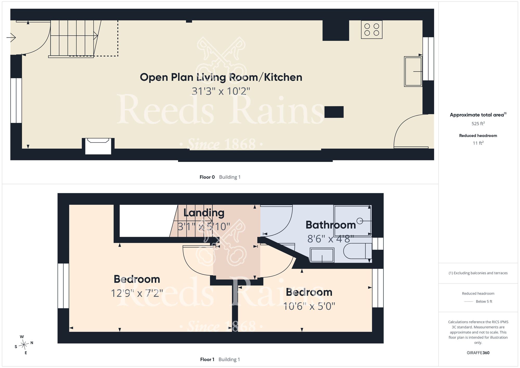 Floorplan of 2 bedroom Mid Terrace House for sale, Bridlington Road, Flamborough, East Yorkshire, YO15