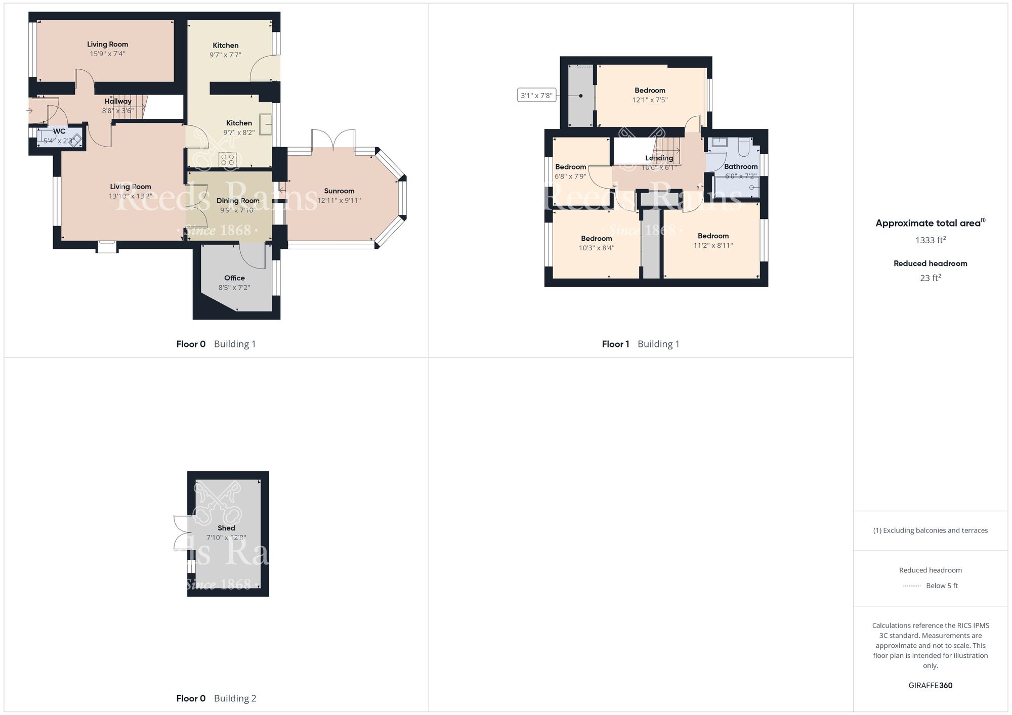 Floorplan of 4 bedroom Semi Detached House for sale, Paddock Court, Bridlington, East Yorkshire, YO16