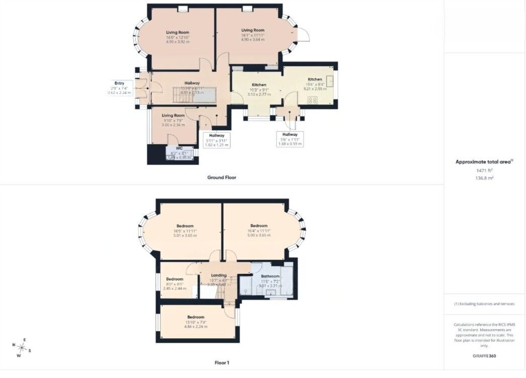 Floorplan of 4 bedroom Detached House for sale, Sewerby Road, Bridlington, East Yorkshire, YO16